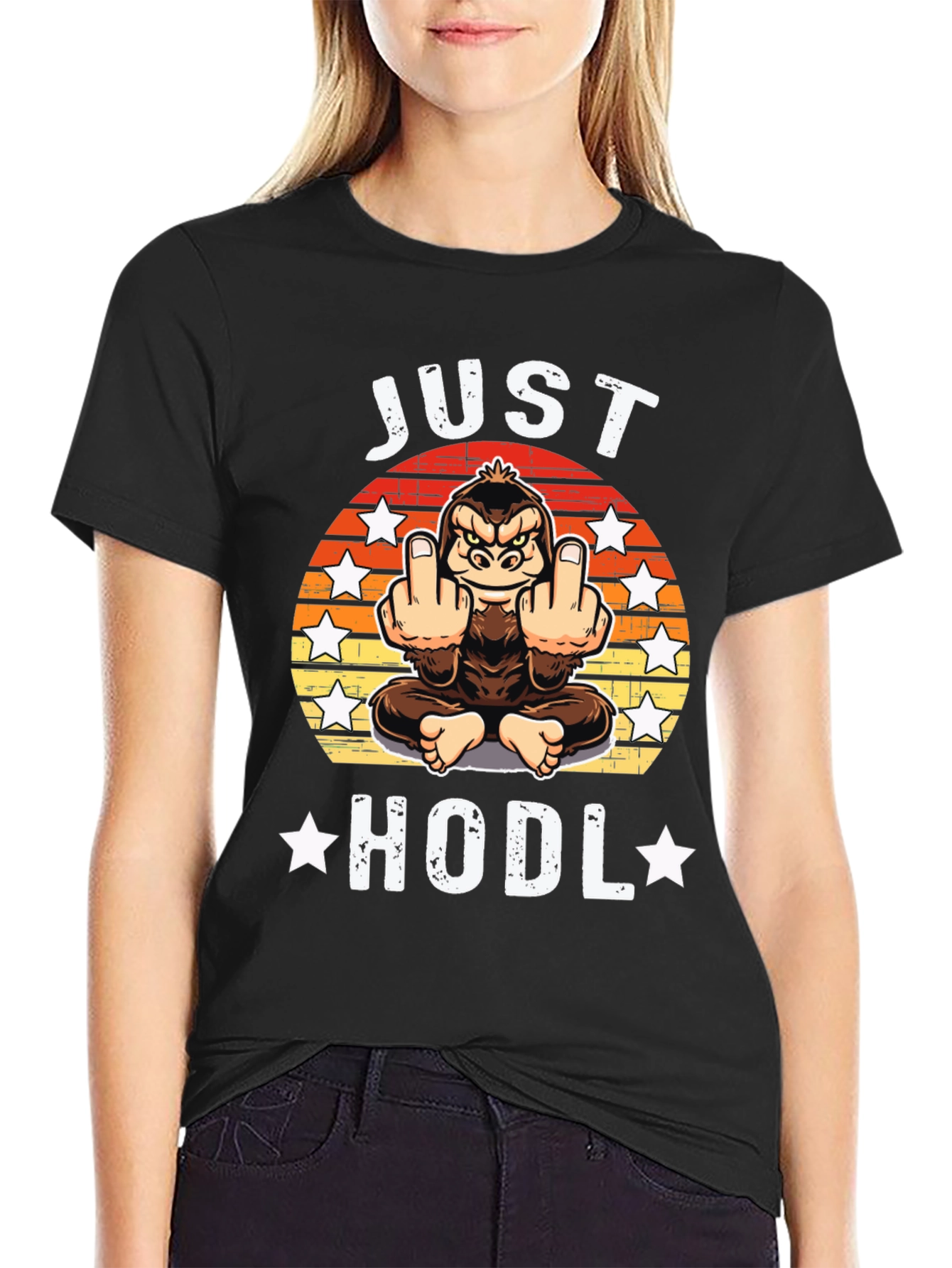 Just Hodl Graphic Tee - Crypto Apparel