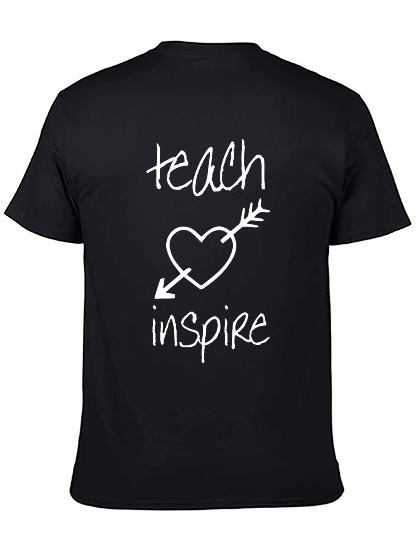 Teach Inspire Graphic Tee - Black T-Shirt
