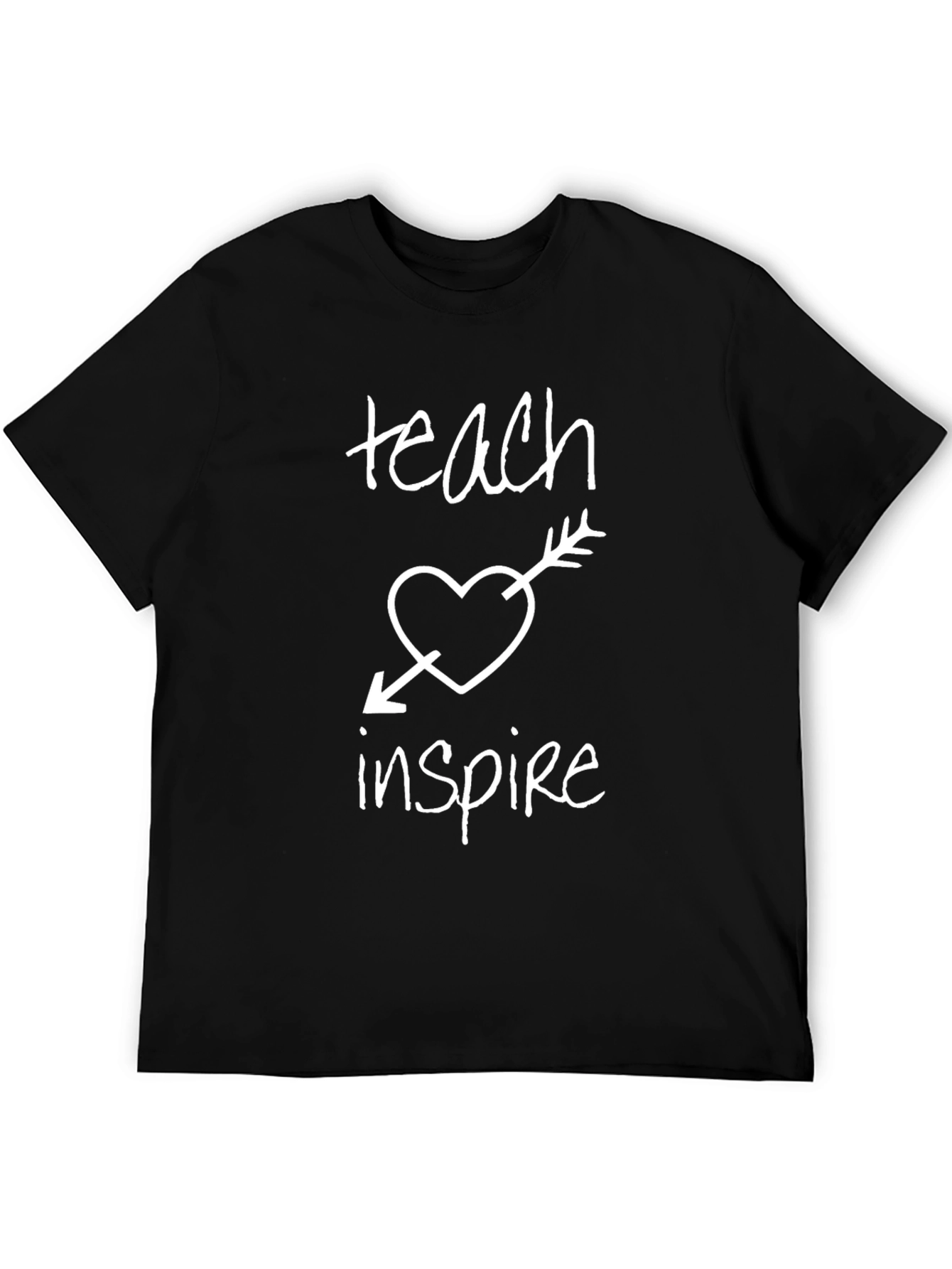 Teach Inspire Graphic Tee - Black T-Shirt
