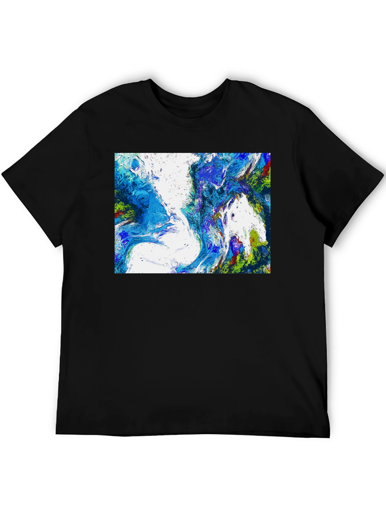 Abstract Art Graphic Tee - Modern Comfort