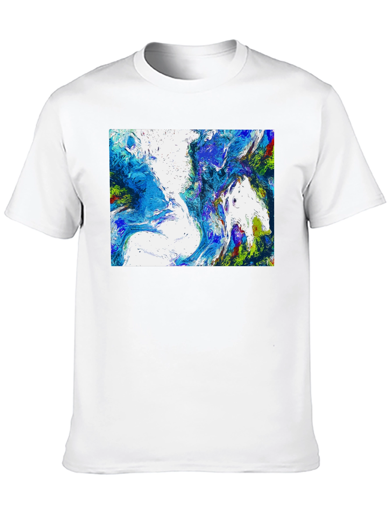 Abstract Art Graphic Tee - Modern Comfort