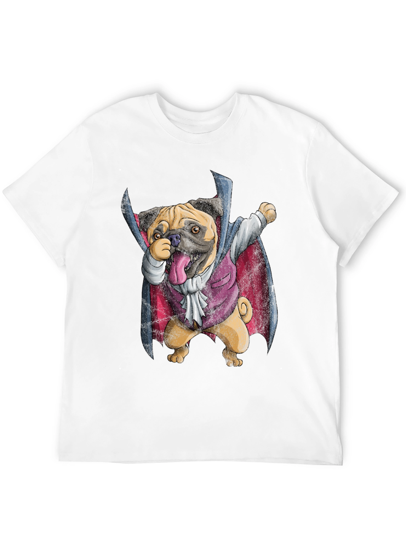 Funny Pug Vampire T-Shirt - Halloween Dabbing Dog
