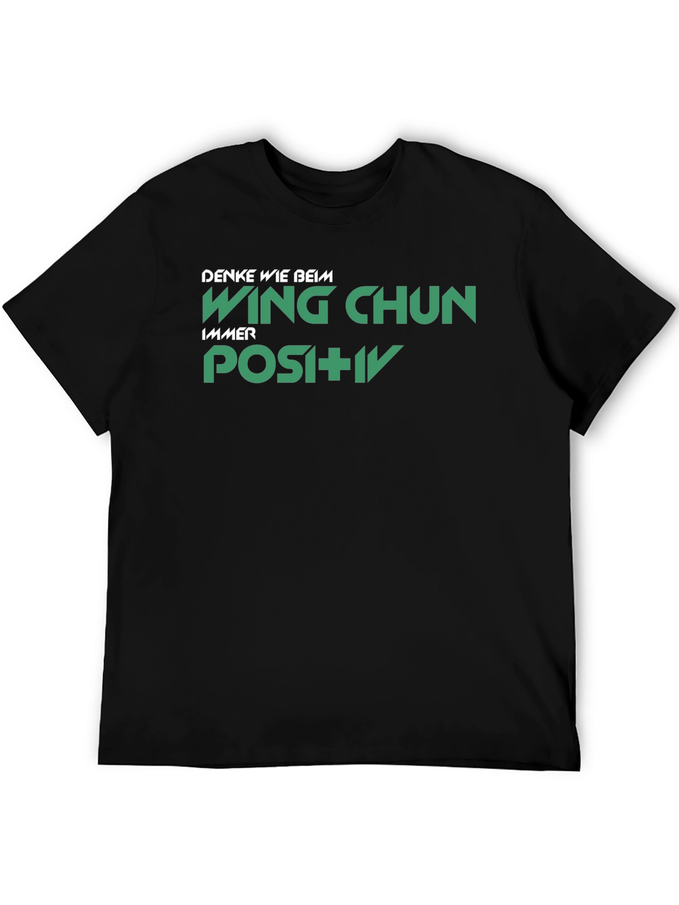 Wing Chun Positive Black T-Shirt