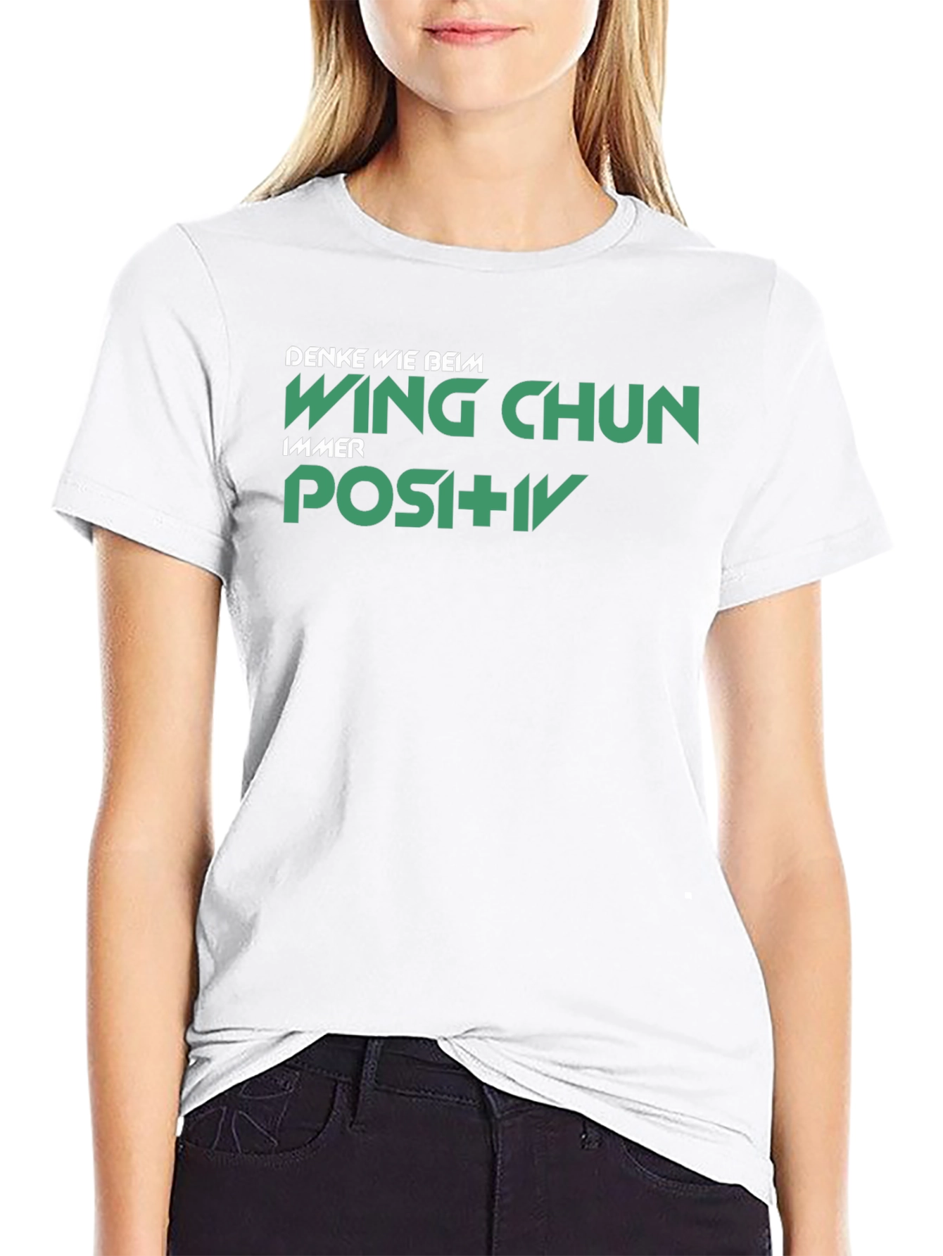 Wing Chun Positive Black T-Shirt