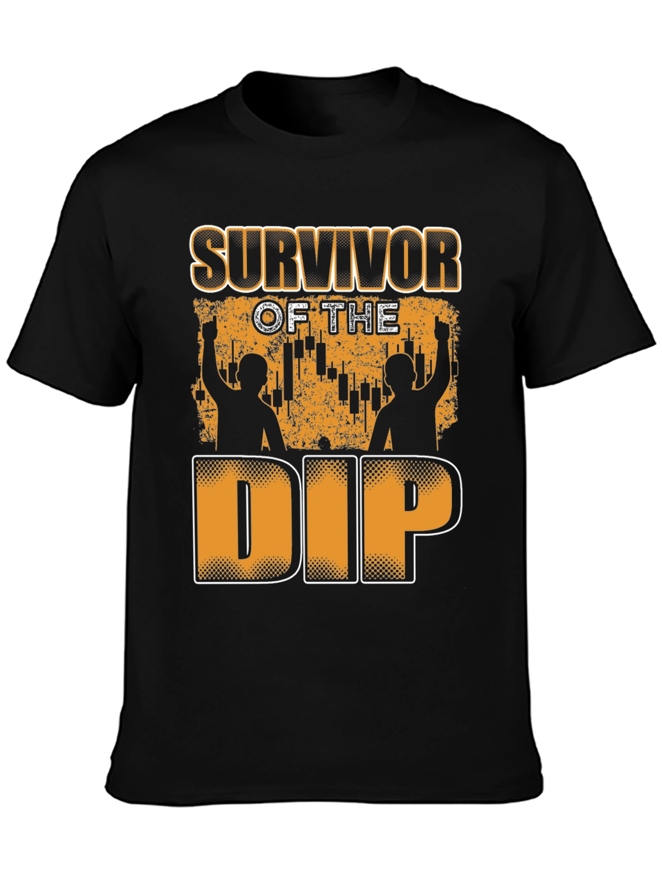 Survivor of the Dip Stock Trader Graphic T-Shirt