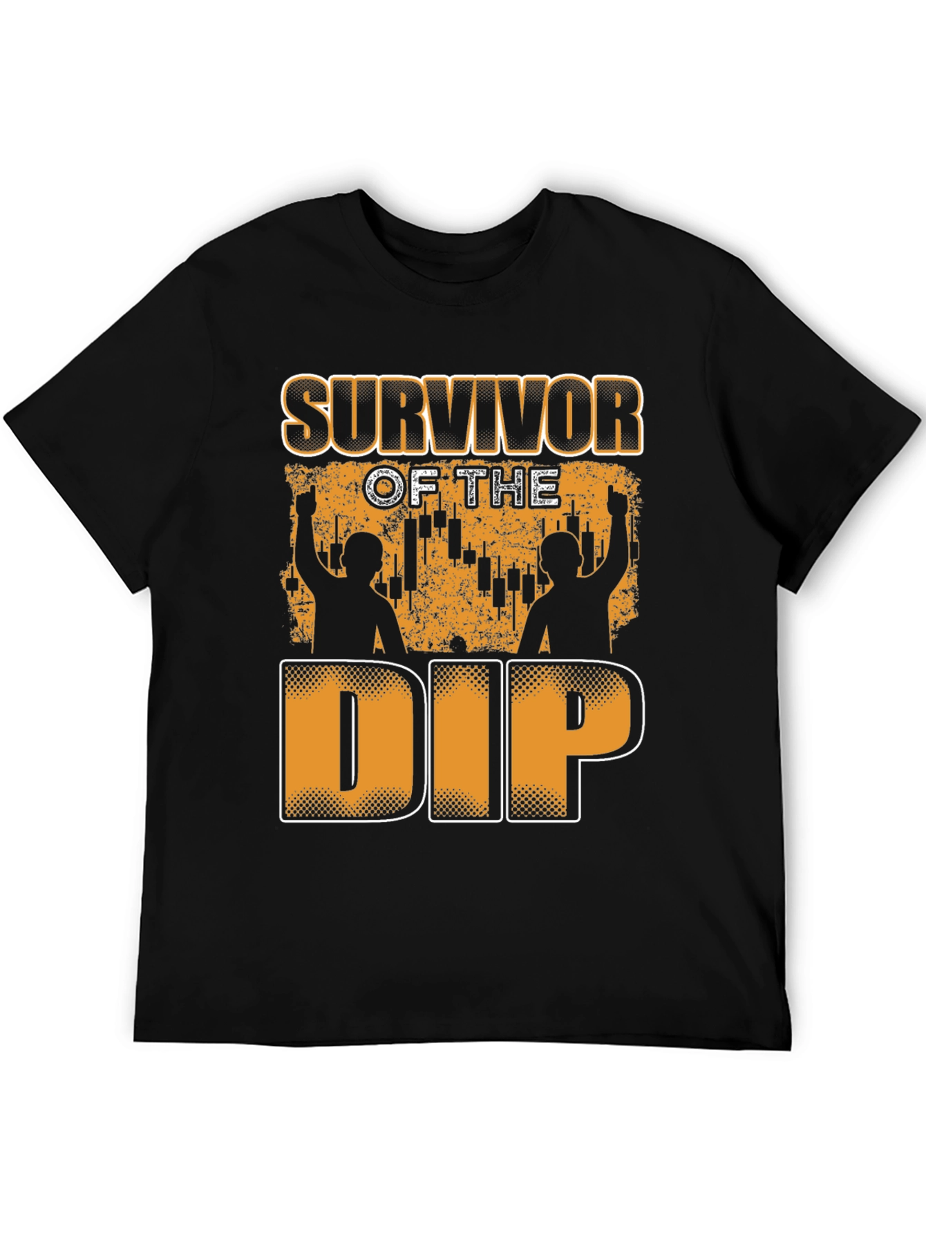 Survivor of the Dip Stock Trader Graphic T-Shirt