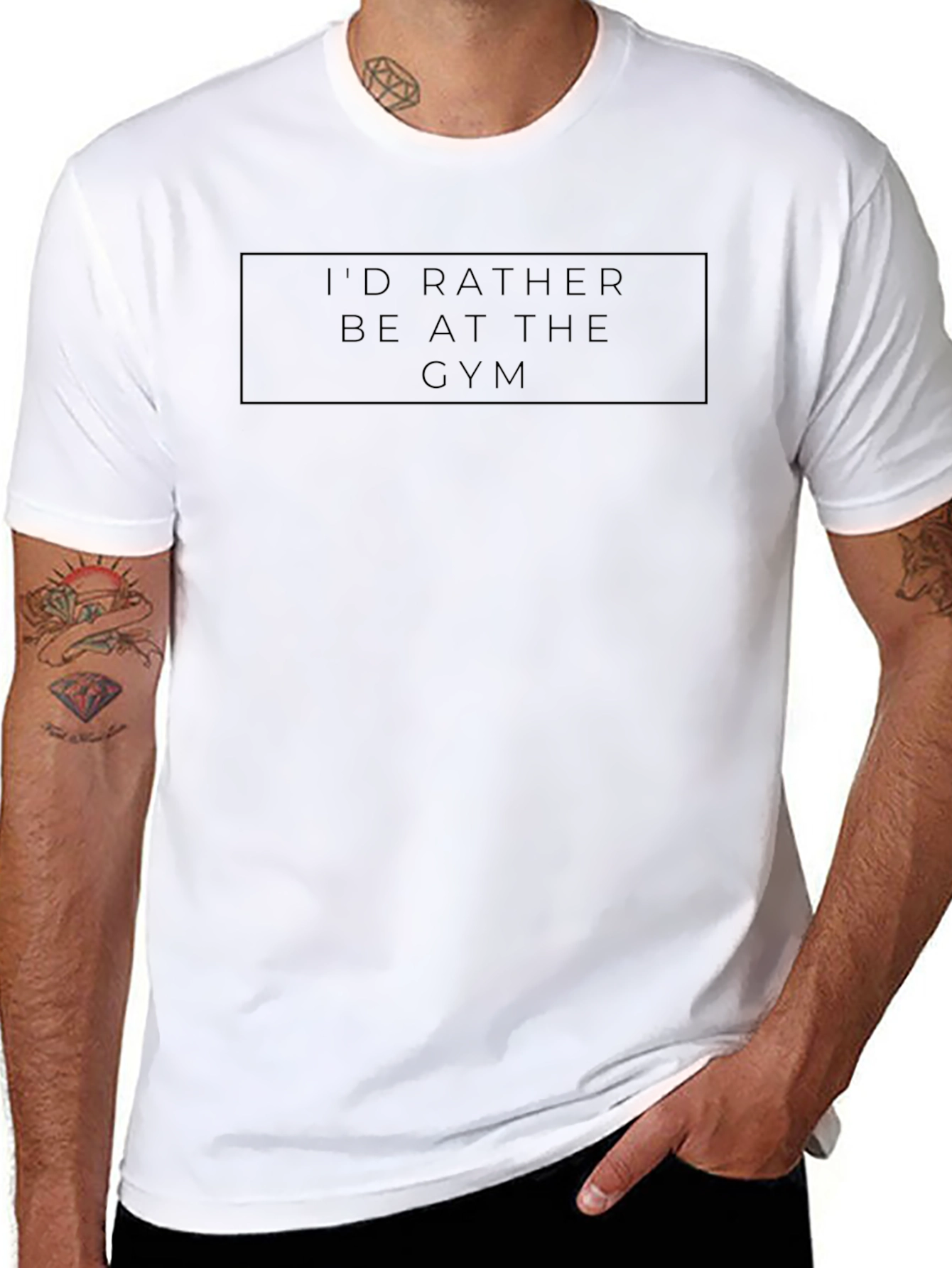 Gym Motivation Black T-Shirt