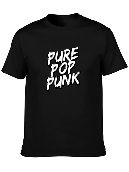 Pure Pop Punk Black Graphic Tee