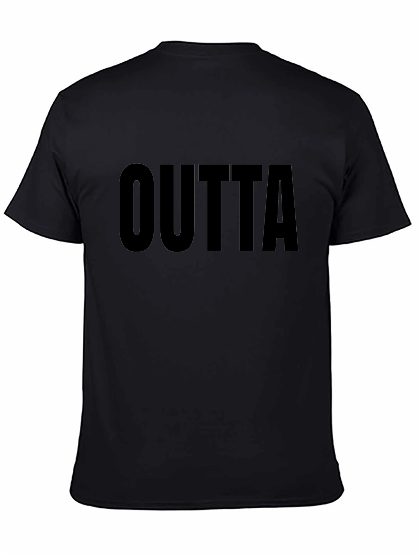 Outta T-Shirt - Bold Black Tee