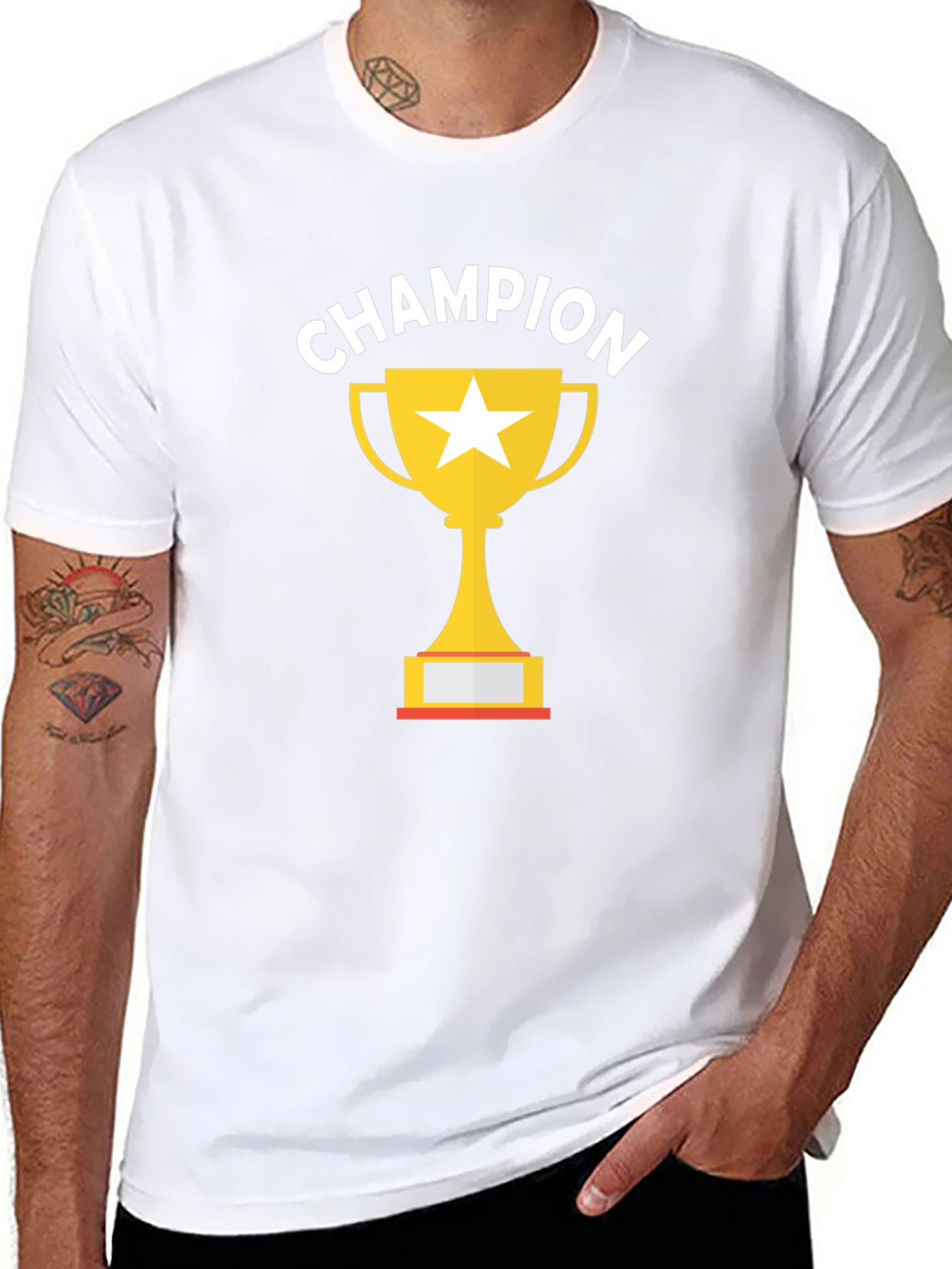 Champion Trophy Graphic Tee - Black