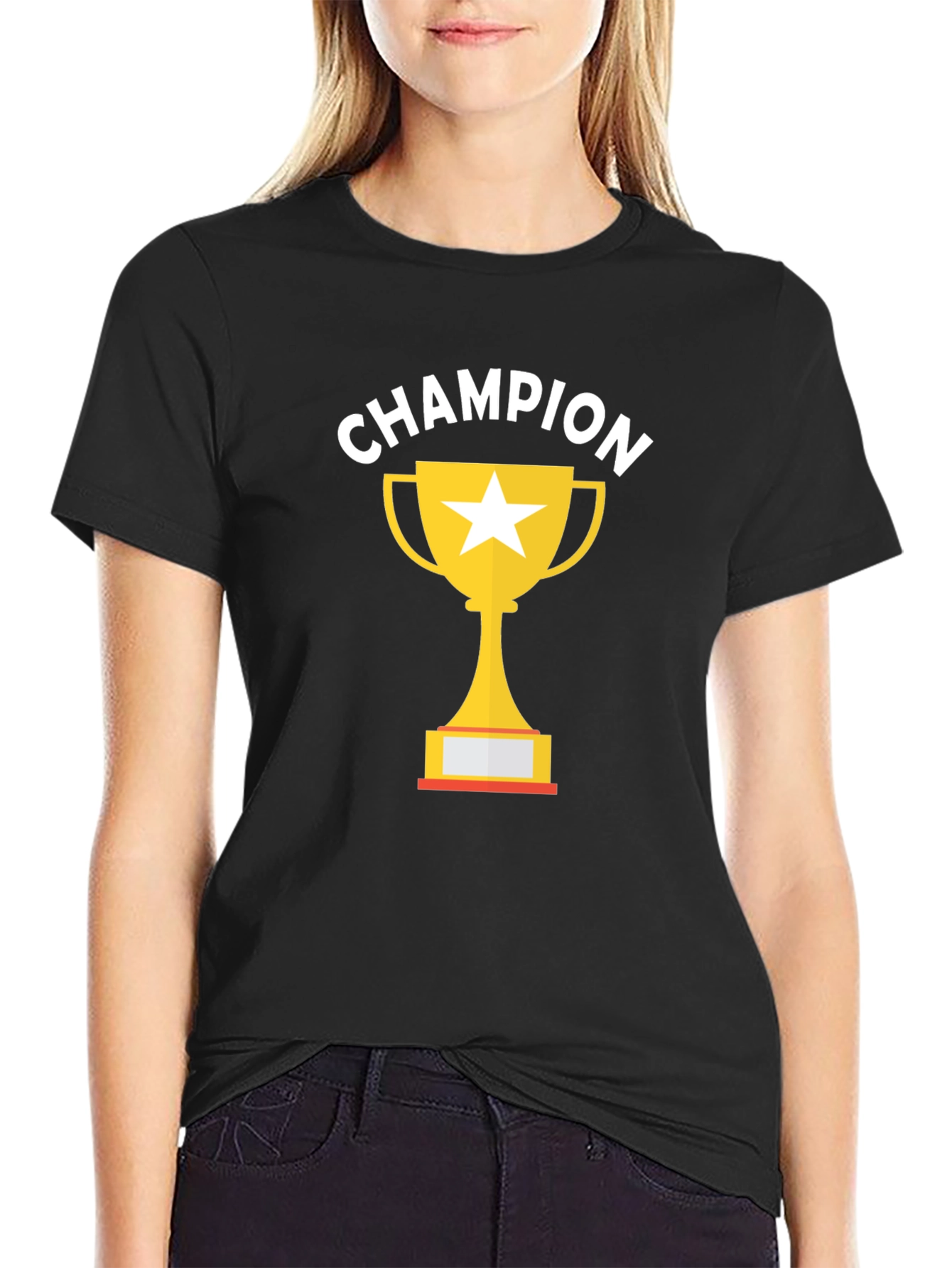 Champion Trophy Graphic Tee - Black