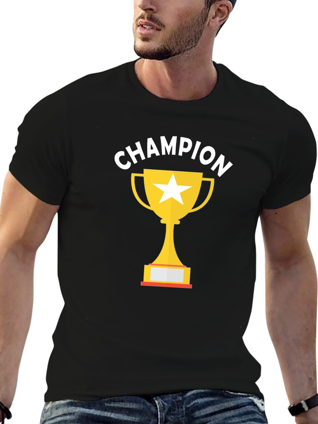 Champion Trophy Graphic Tee - Black