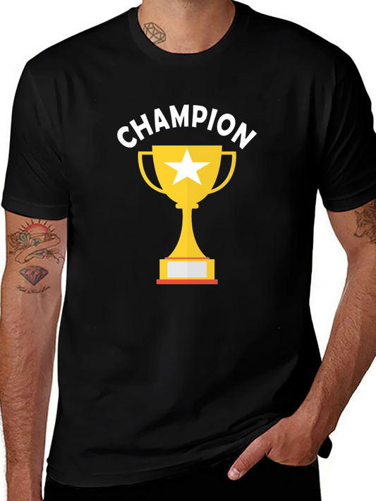 Champion Trophy Graphic Tee - Black