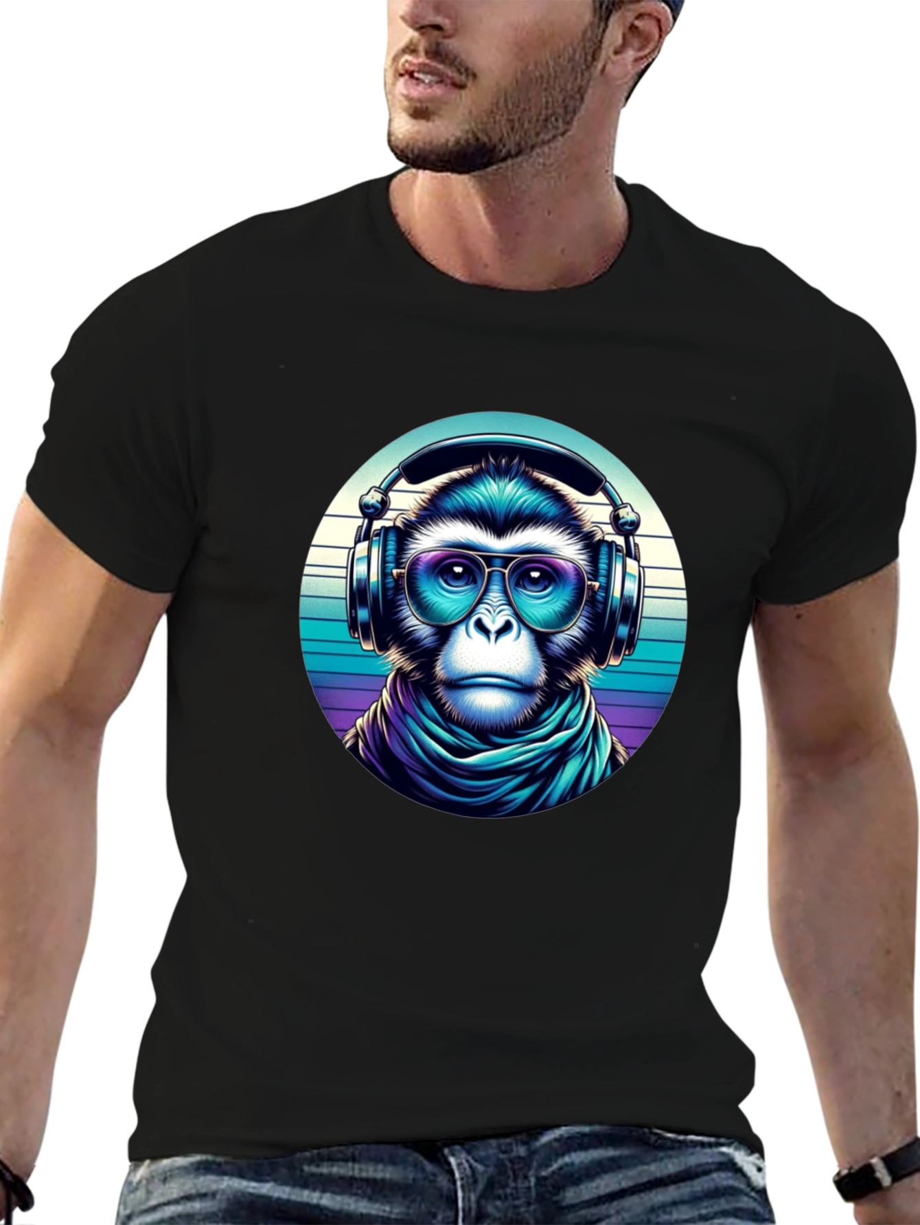 Cool Monkey Graphic Tee - Urban Style
