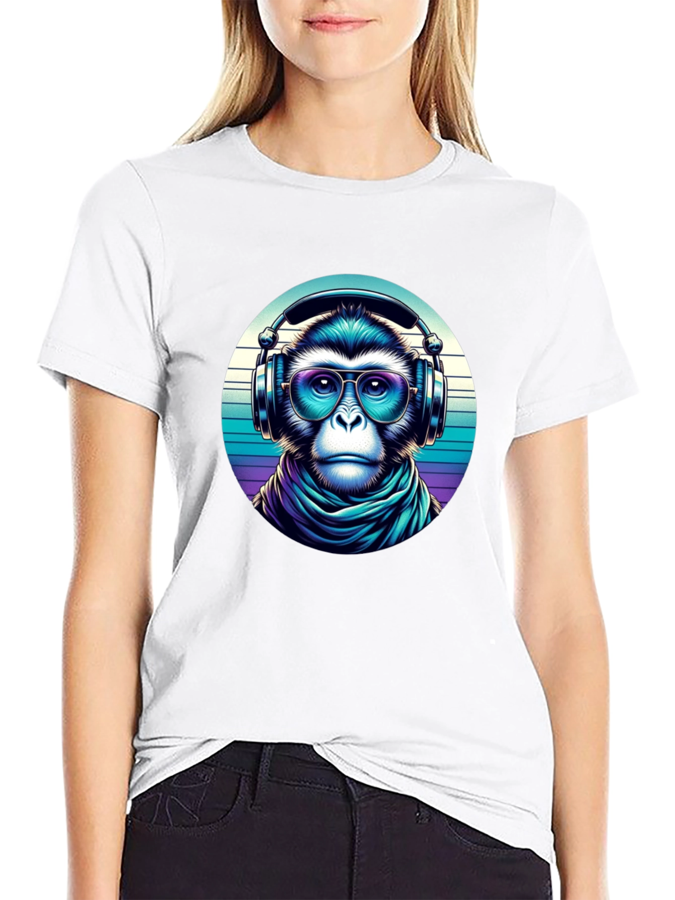 Cool Monkey Graphic Tee - Urban Style