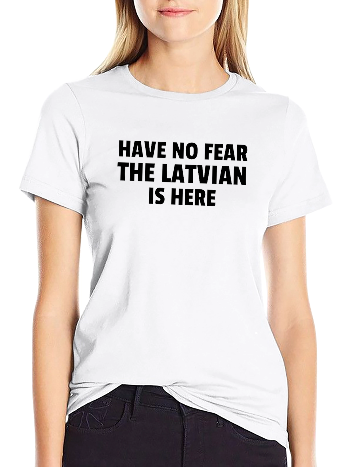 Latvian Here T-Shirt - Funny Humor Tee