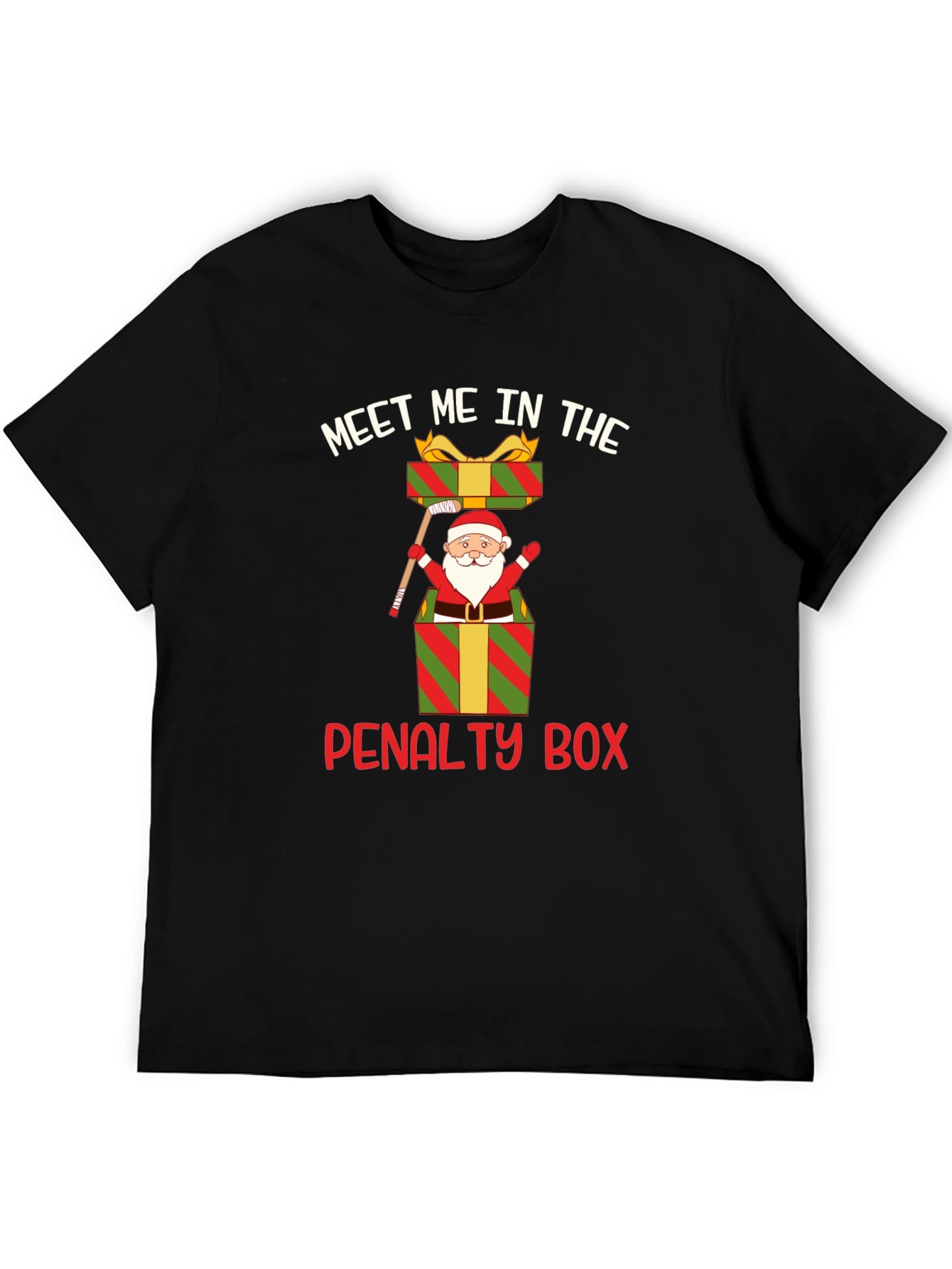 Meet Me in the Penalty Box Santa T-Shirt