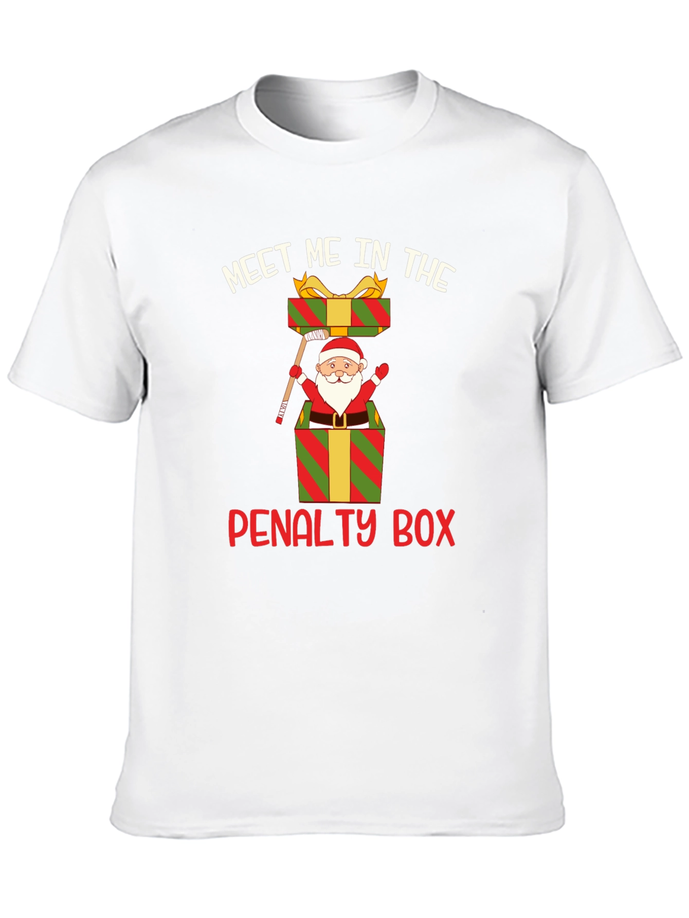 Meet Me in the Penalty Box Santa T-Shirt