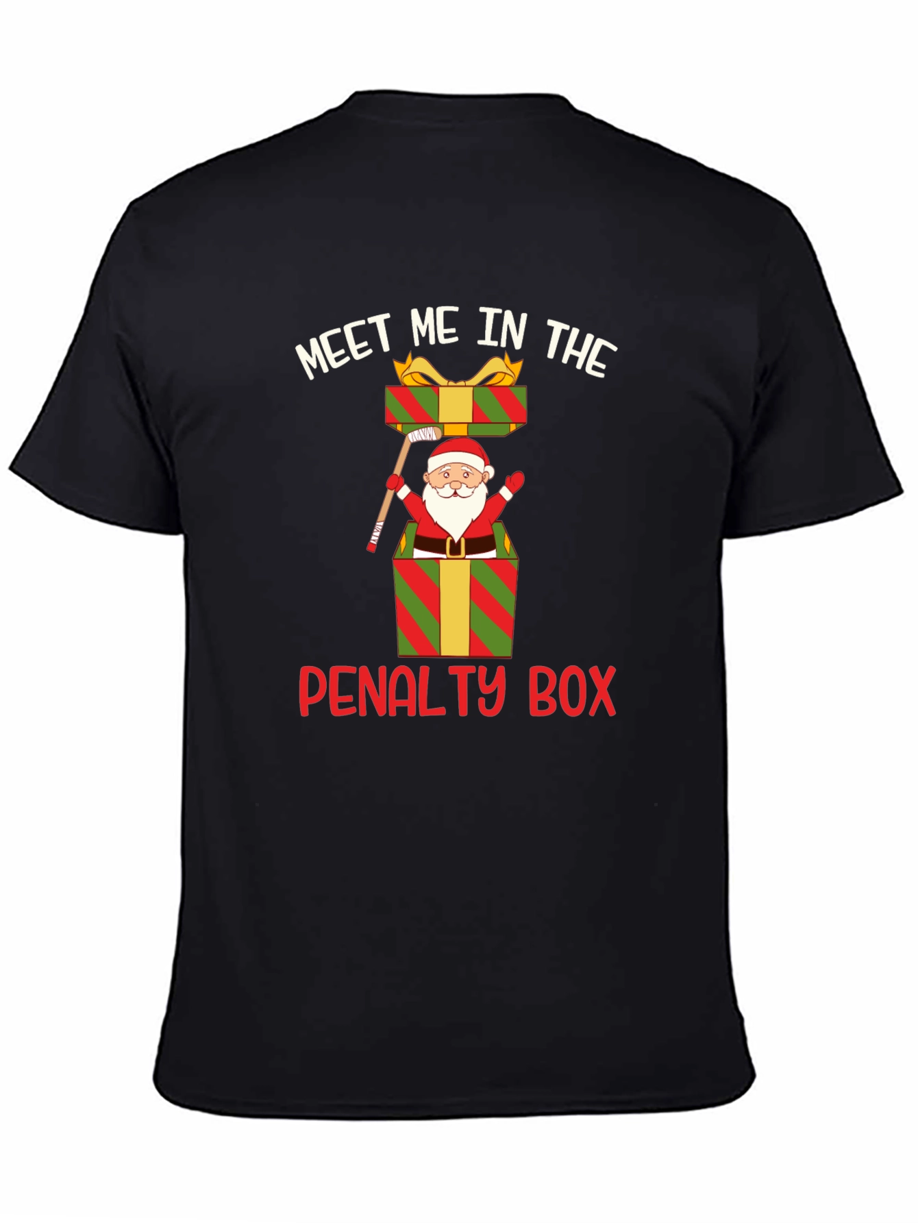 Meet Me in the Penalty Box Santa T-Shirt