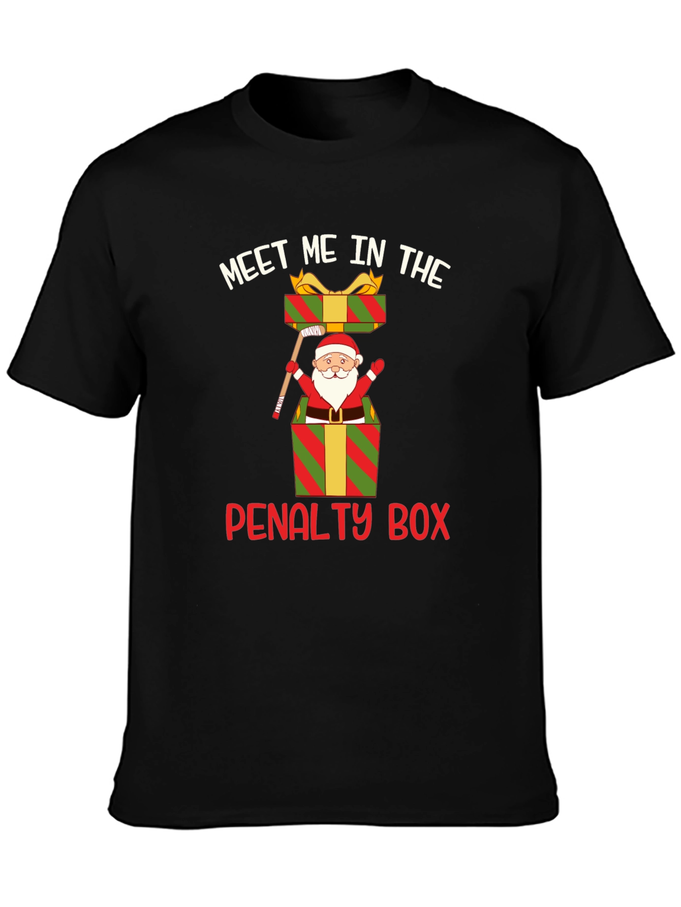 Meet Me in the Penalty Box Santa T-Shirt