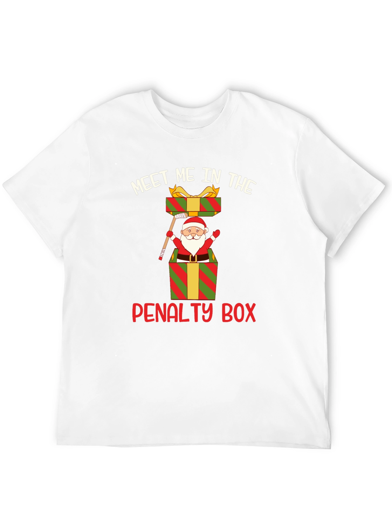 Meet Me in the Penalty Box Santa T-Shirt