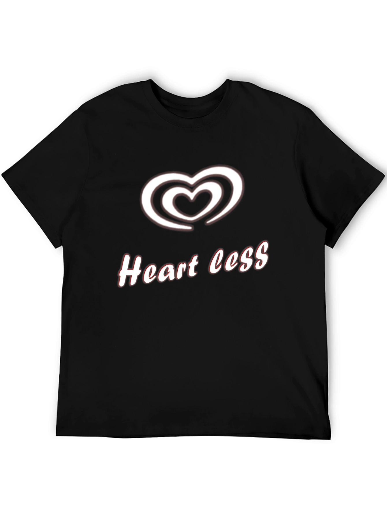 Heartless Graphic Tee - Bold Statement Shirt