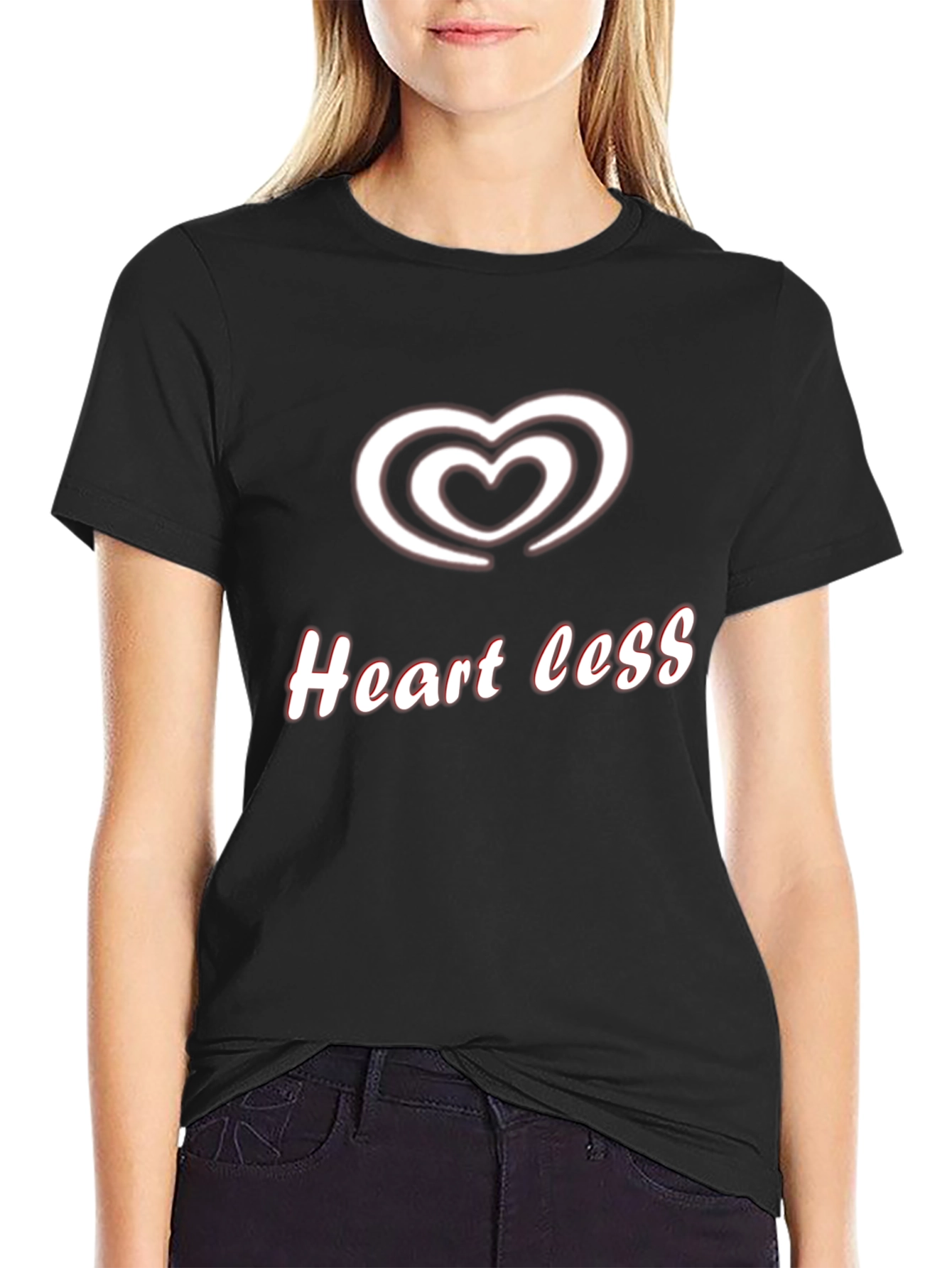 Heartless Graphic Tee - Bold Statement Shirt