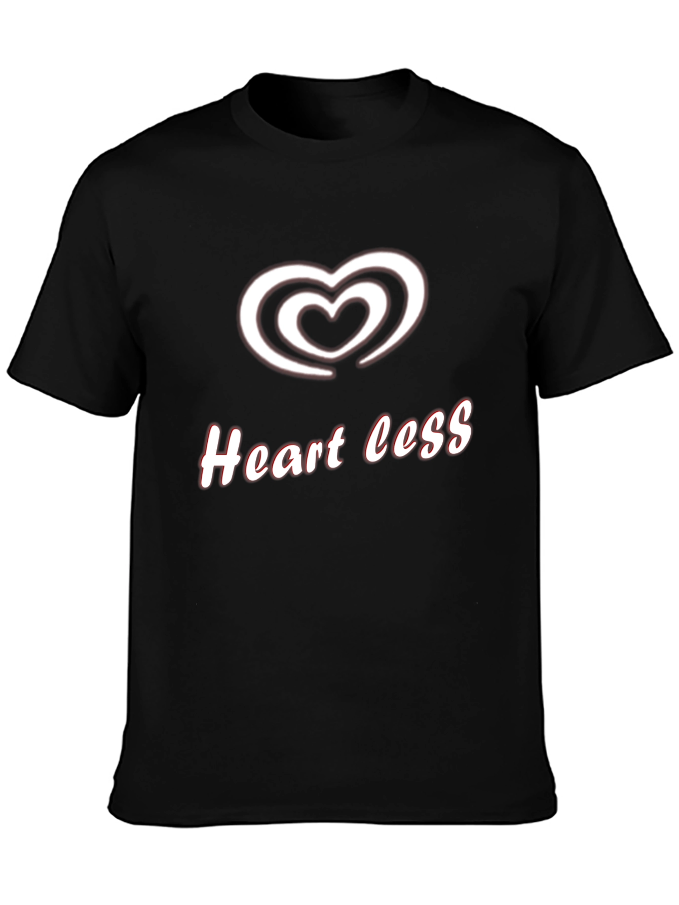 Heartless Graphic Tee - Bold Statement Shirt