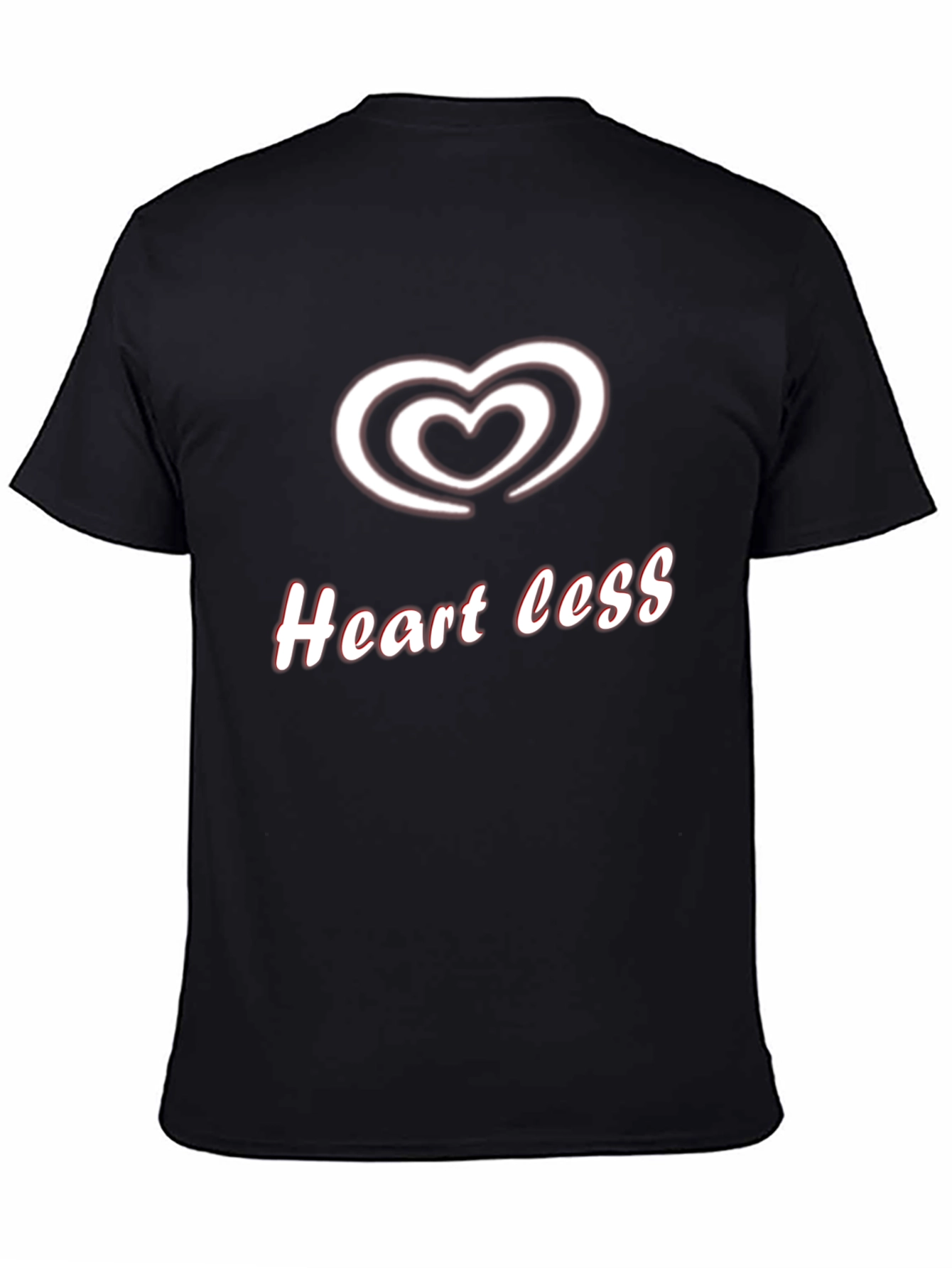 Heartless Graphic Tee - Bold Statement Shirt