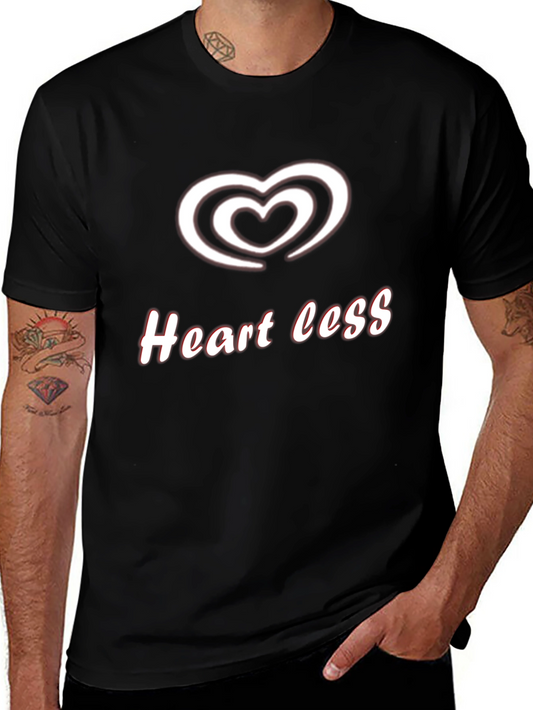 Heartless Graphic Tee - Bold Statement Shirt