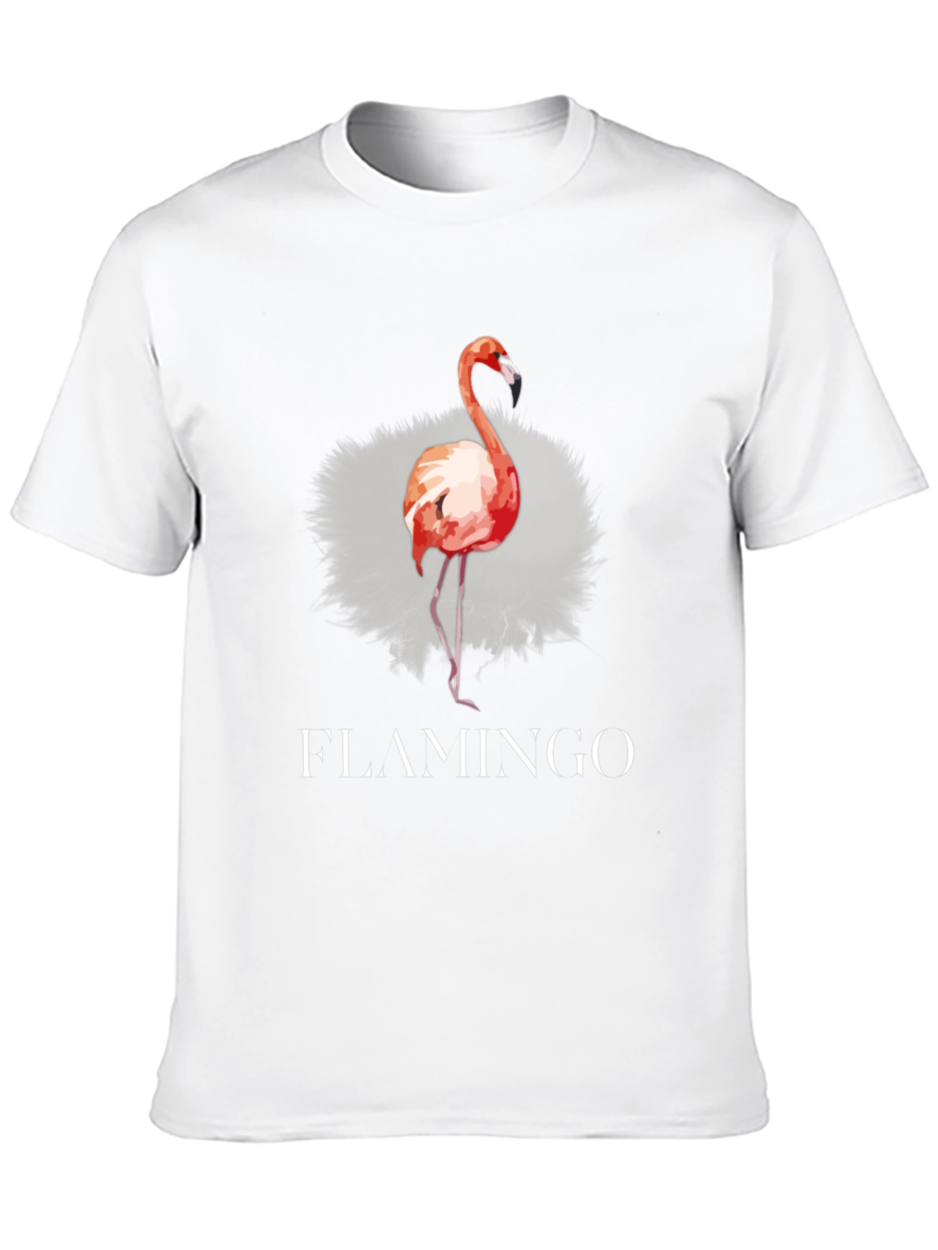 Flamingo Graphic Tee - Mens Black T-Shirt