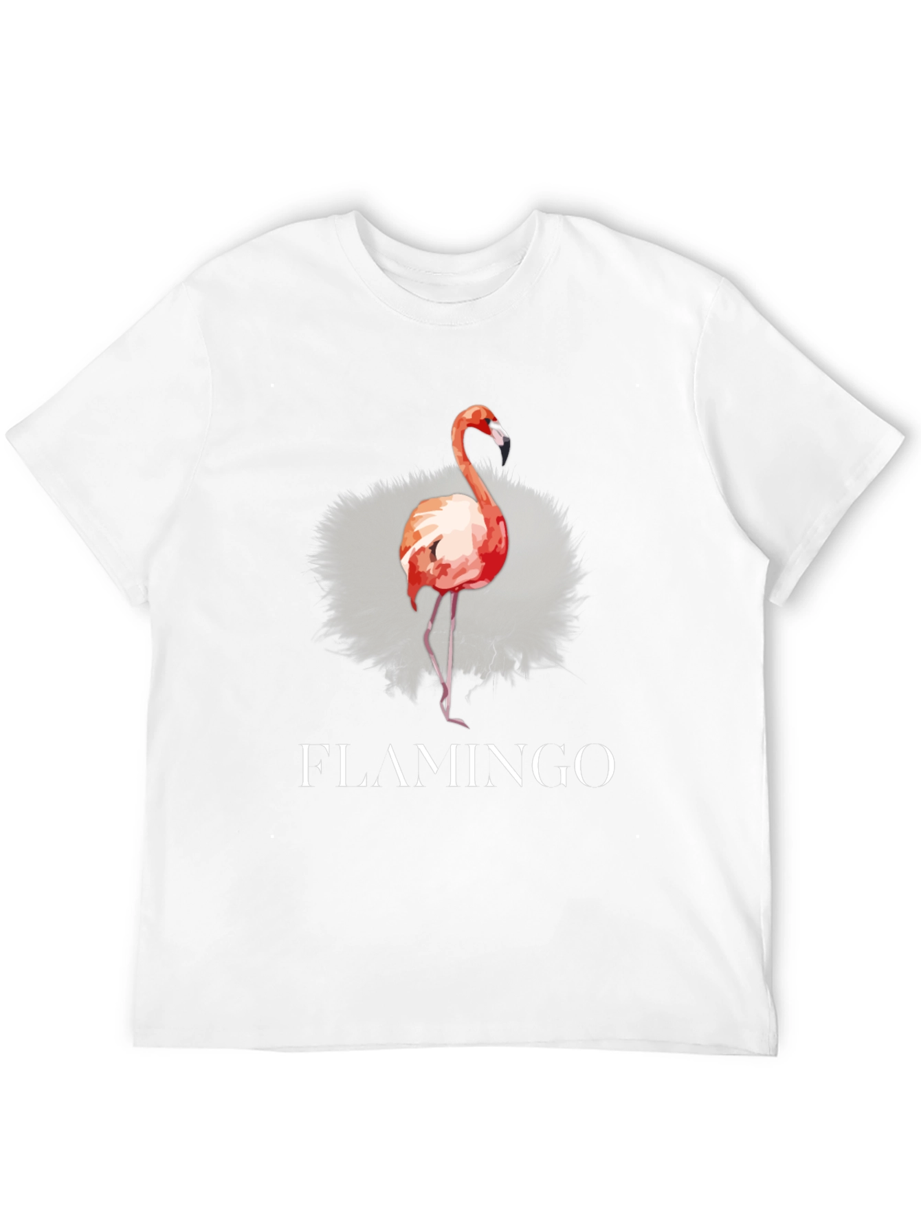 Flamingo Graphic Tee - Mens Black T-Shirt