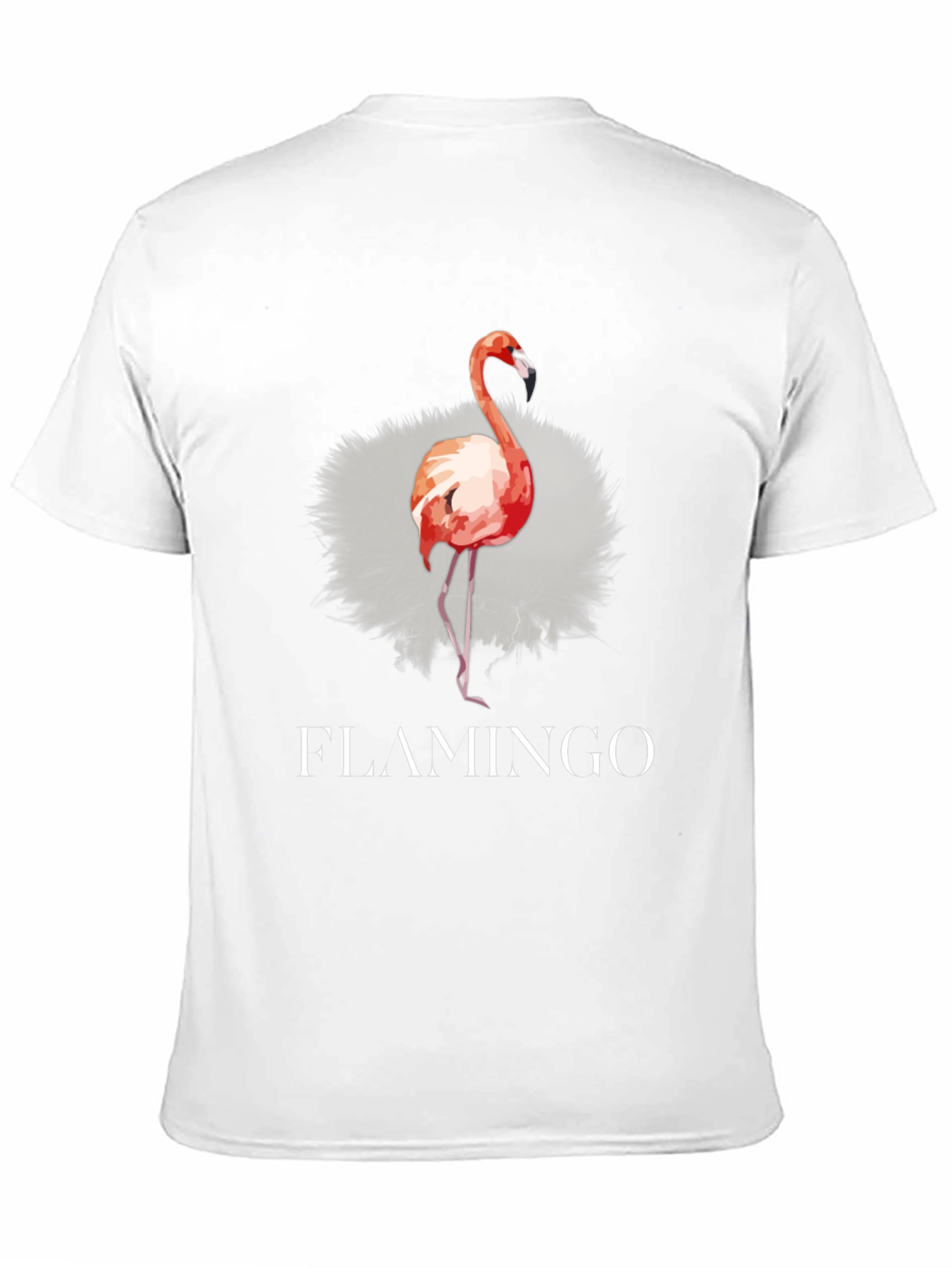 Flamingo Graphic Tee - Mens Black T-Shirt