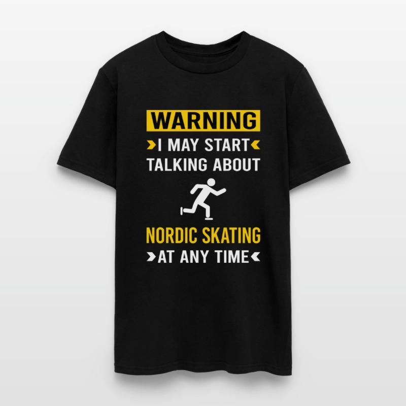 Warning Nordic Skating Skate Skater