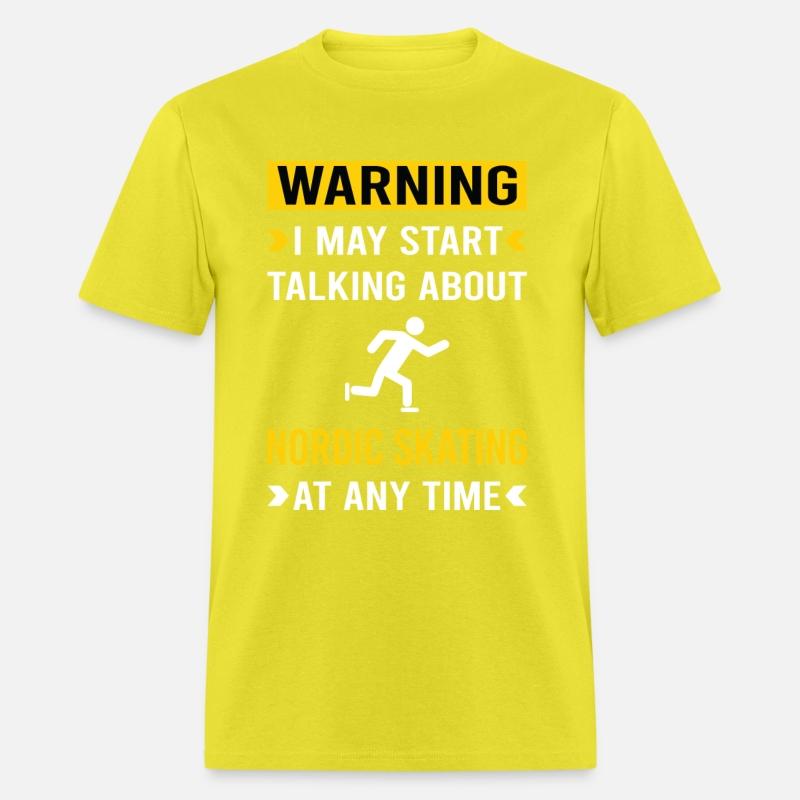 Warning Nordic Skating Skate Skater