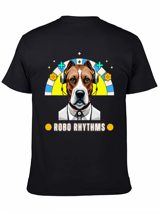 Robo Rhythms Graphic Tee - Dog with Headphones