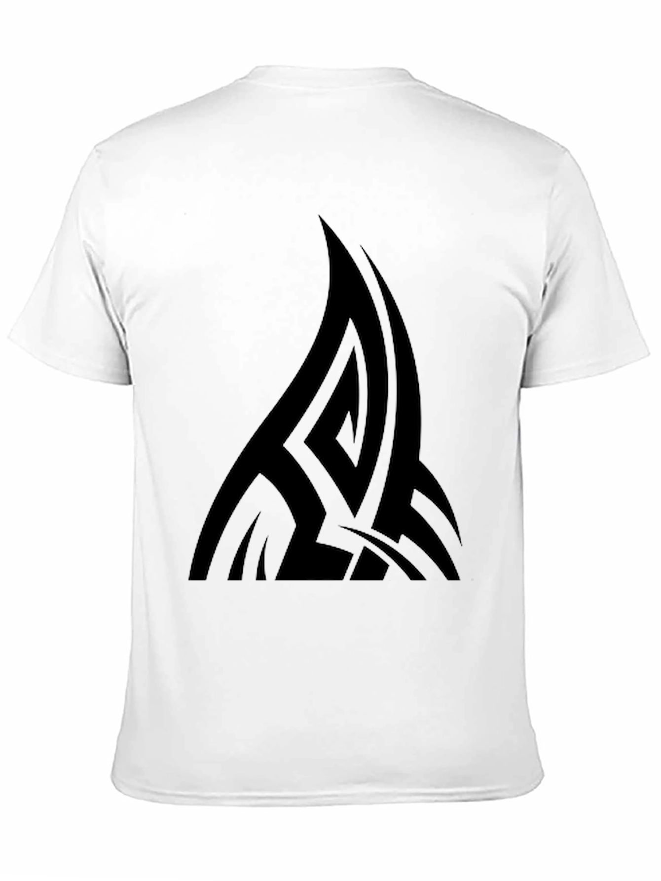 Black Tribal Graphic Tee - Modern Casual Style