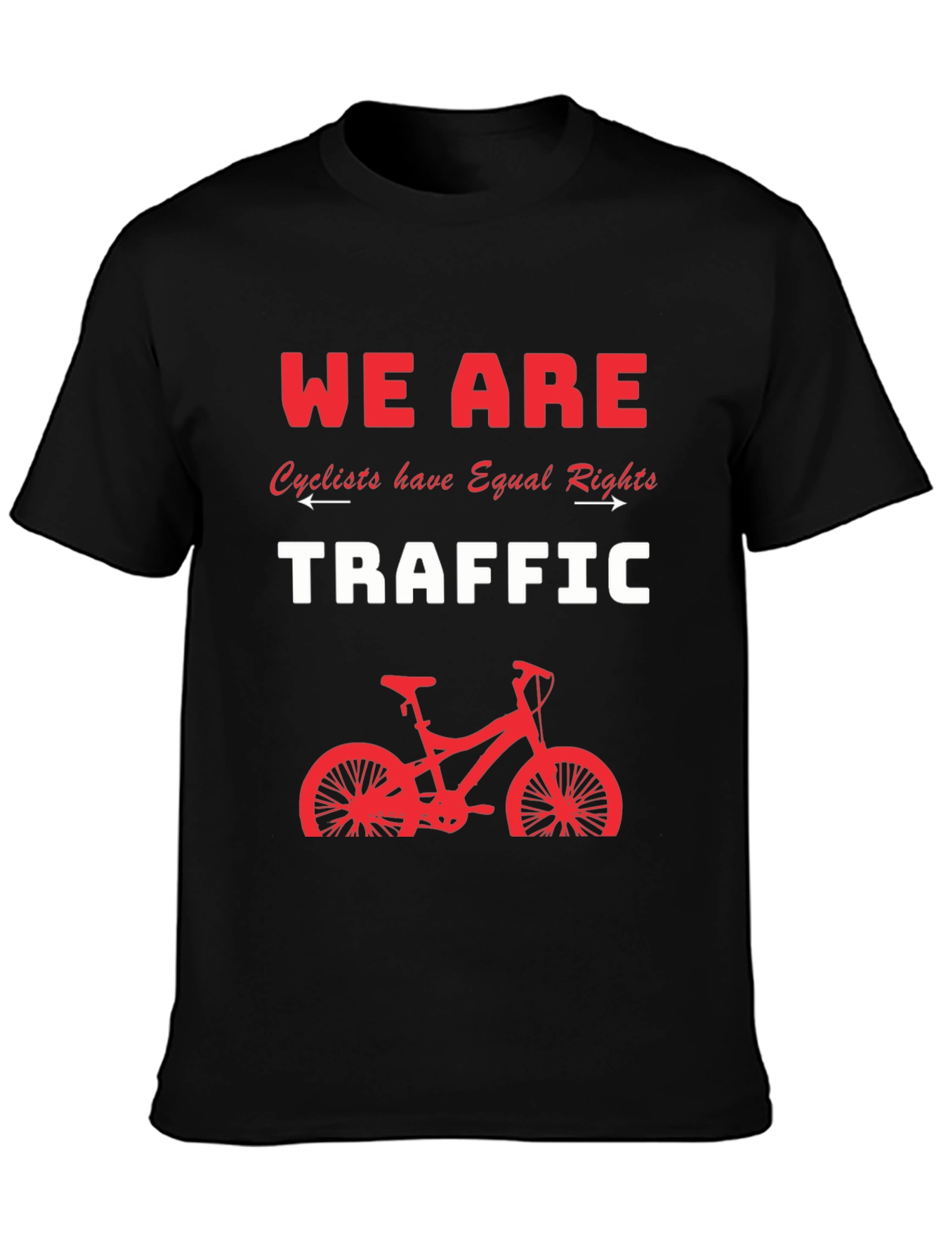Cyclist Equal Rights Graphic Tee