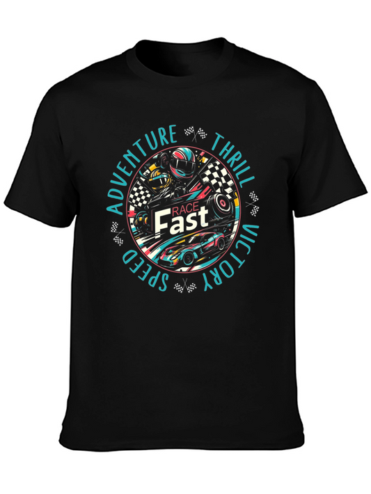 Race Car Adventure T-Shirt - Speed Thrill and Victory!