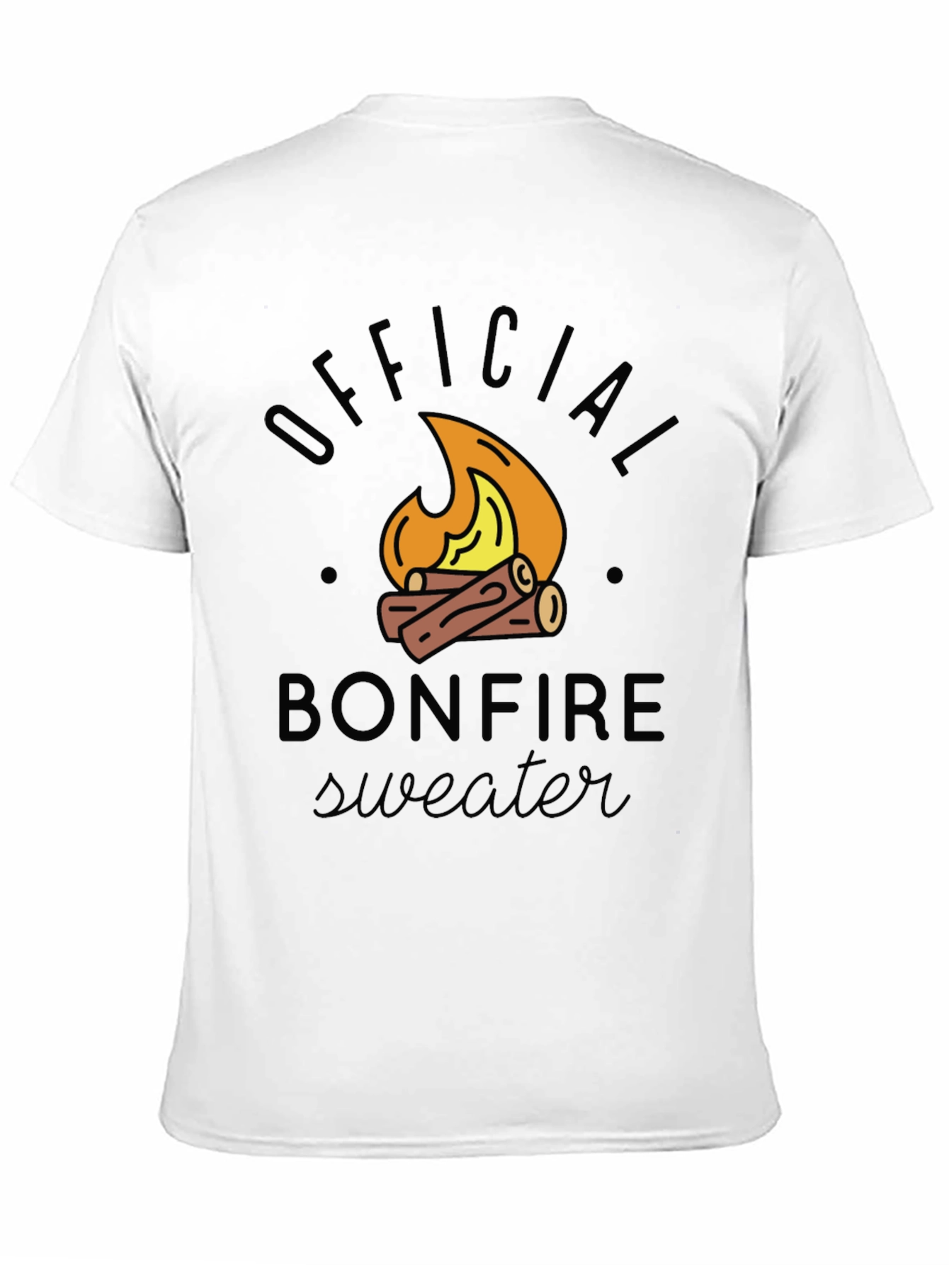 Bonfire Sweater Graphic T-Shirt - Perfect for Campfires