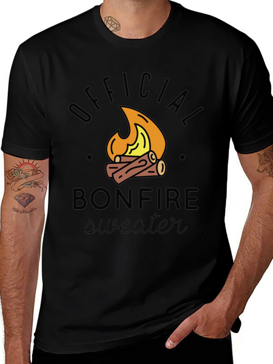 Bonfire Sweater Graphic T-Shirt - Perfect for Campfires