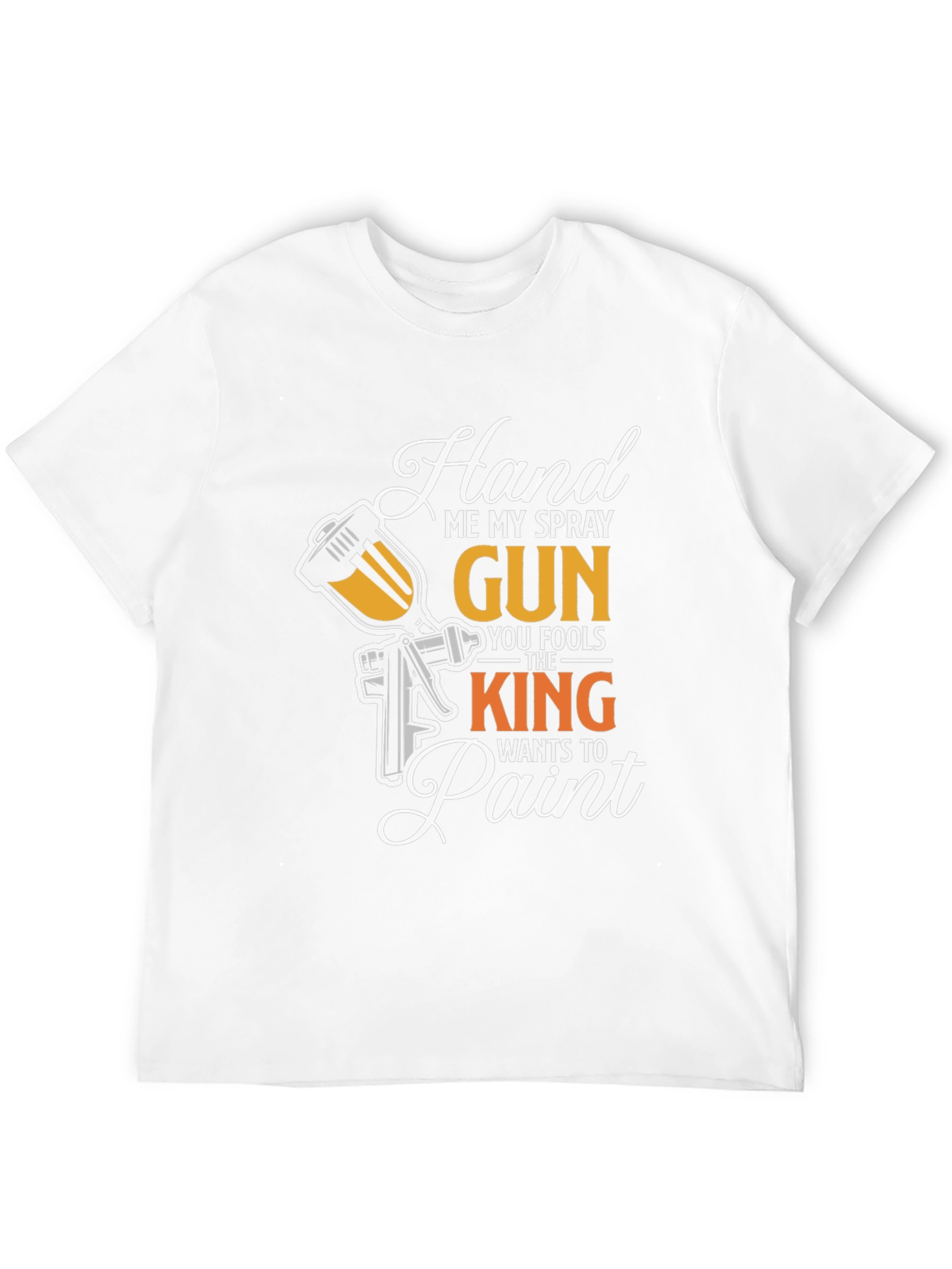 Hand Me My Spray Gun Black T-Shirt