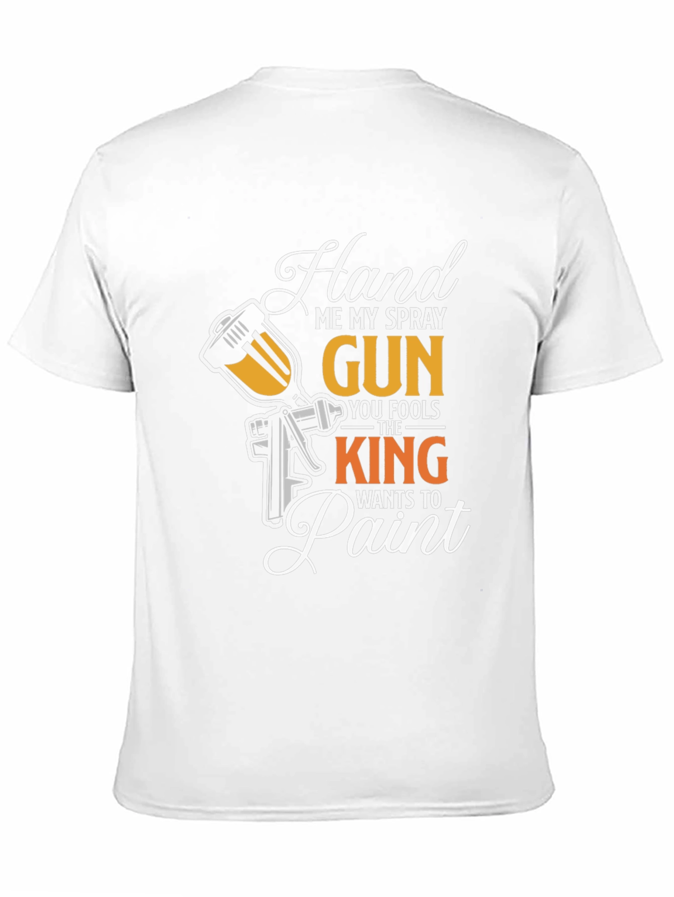 Hand Me My Spray Gun Black T-Shirt