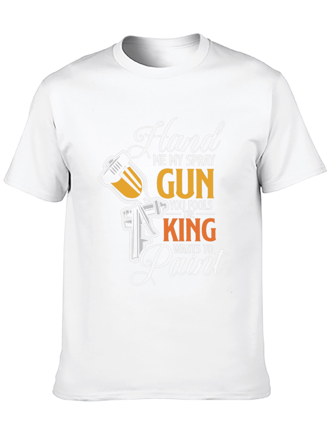 Hand Me My Spray Gun Black T-Shirt