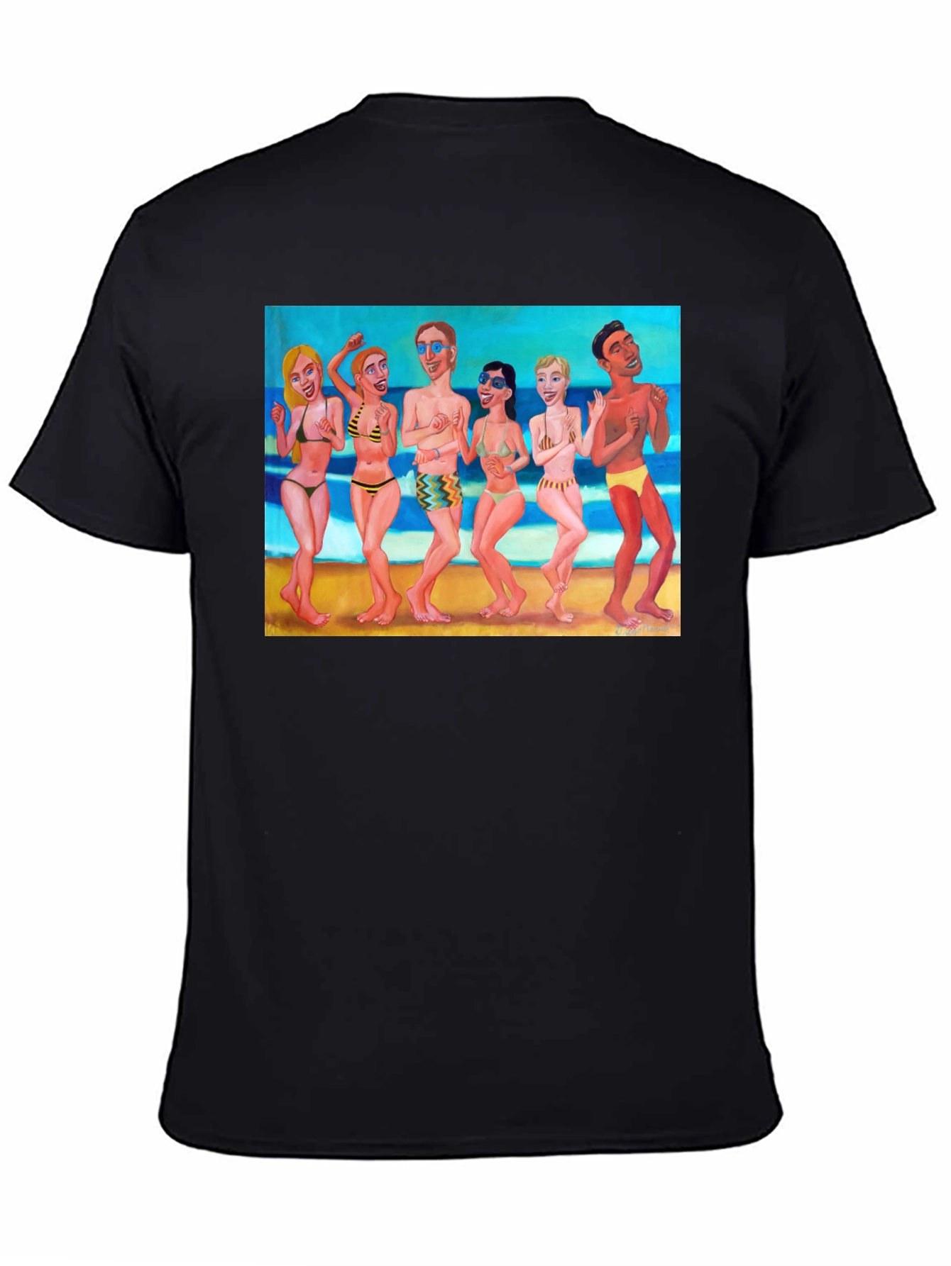 Beach Party Graphic Tee - Fun in the Sun!