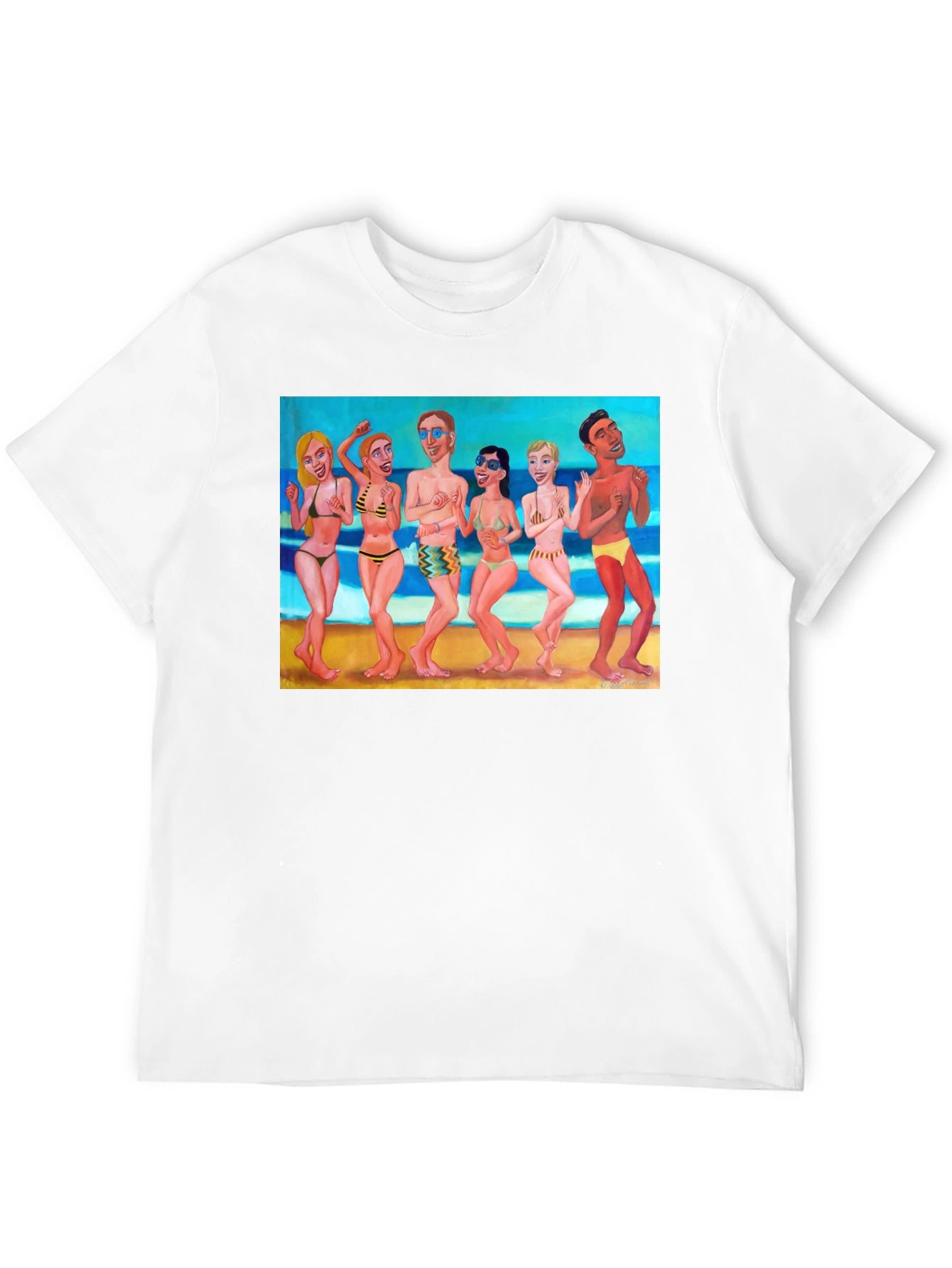 Beach Party Graphic Tee - Fun in the Sun!