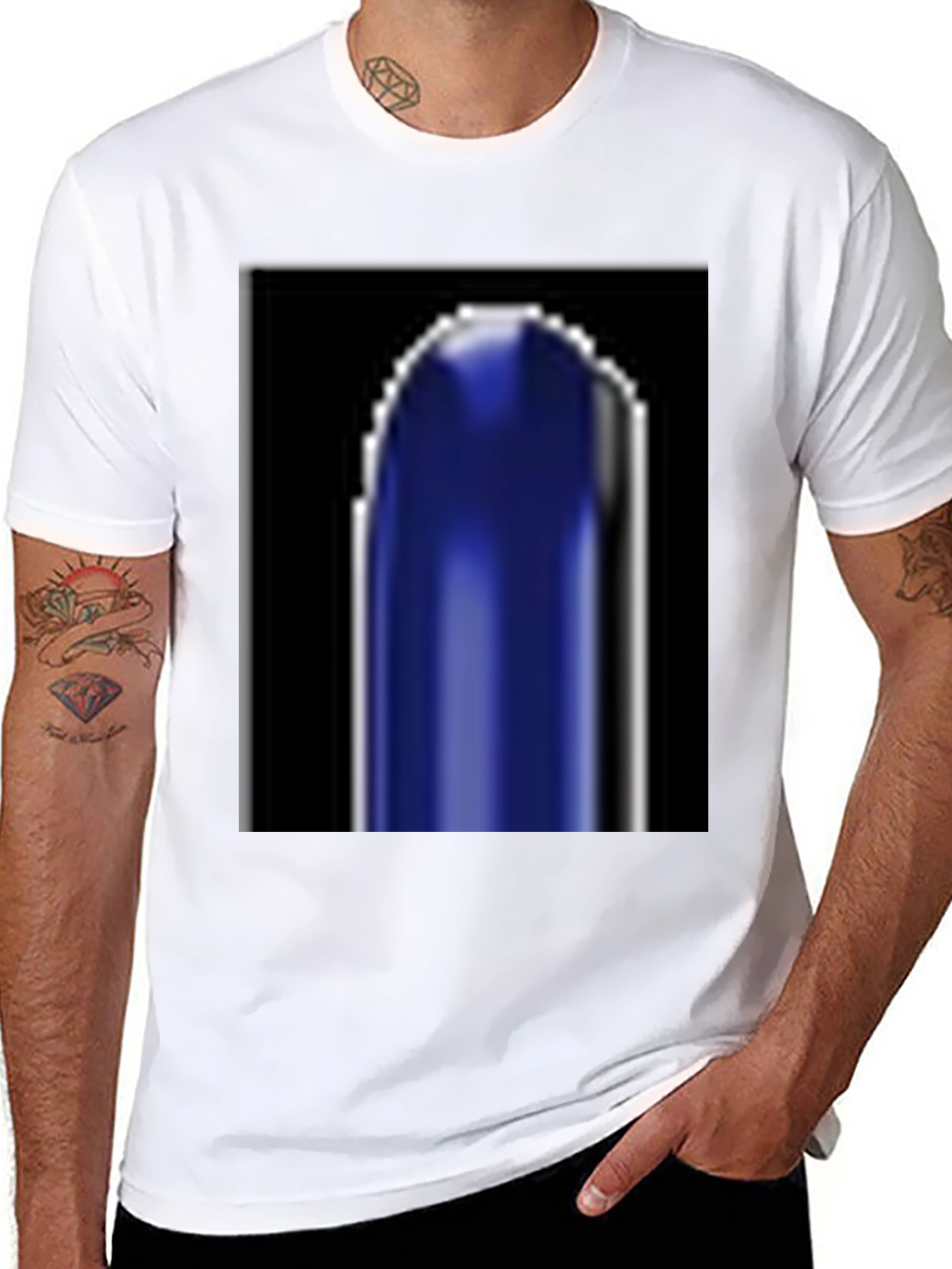 Stylus Graphic Tee - Modern Abstract Design