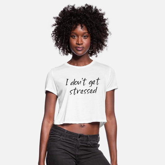 White Lie Party Tshirt -I don t get stressed