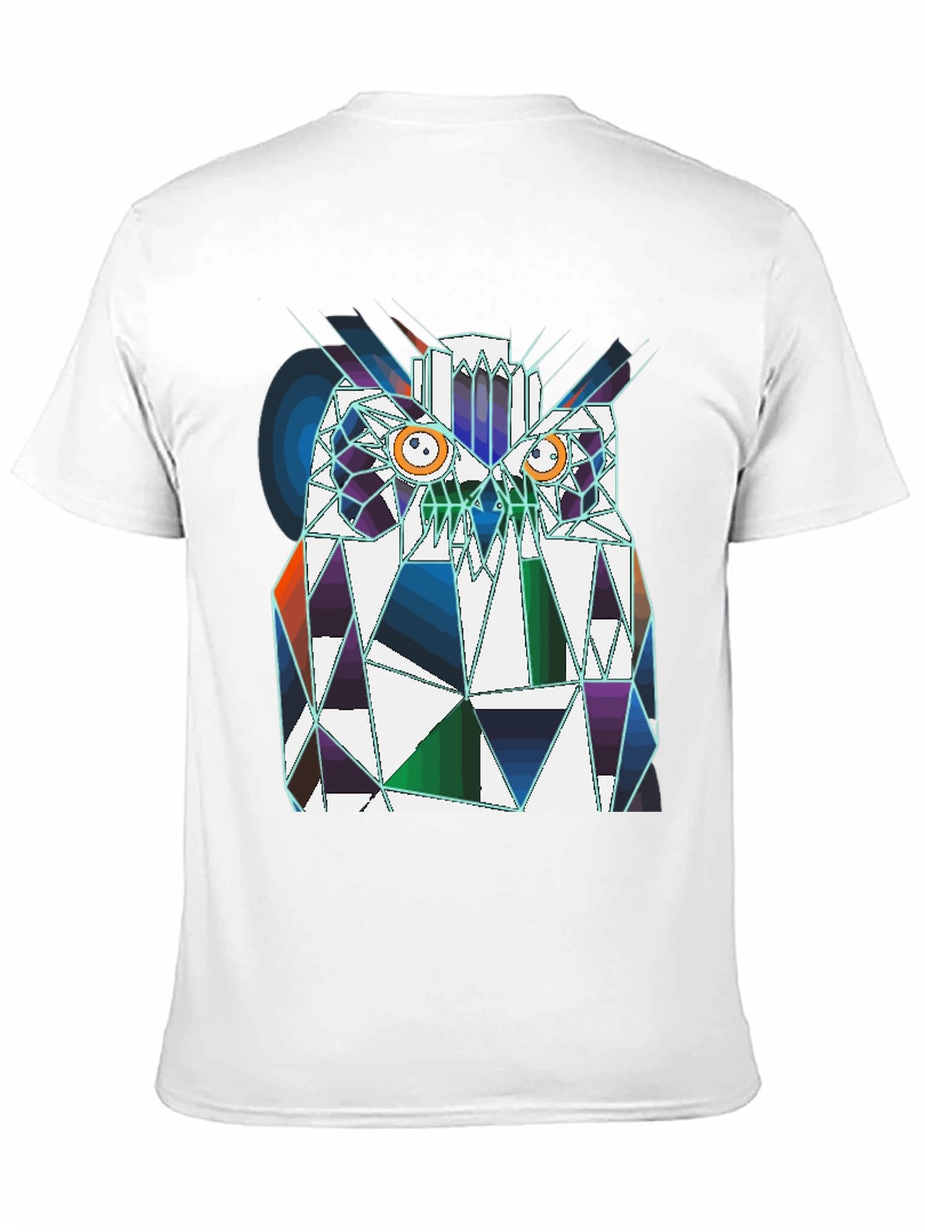 Geometric Owl T-Shirt - Modern Graphic Tee