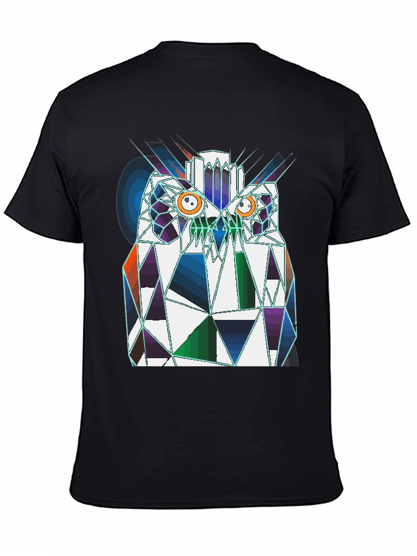 Geometric Owl T-Shirt - Modern Graphic Tee